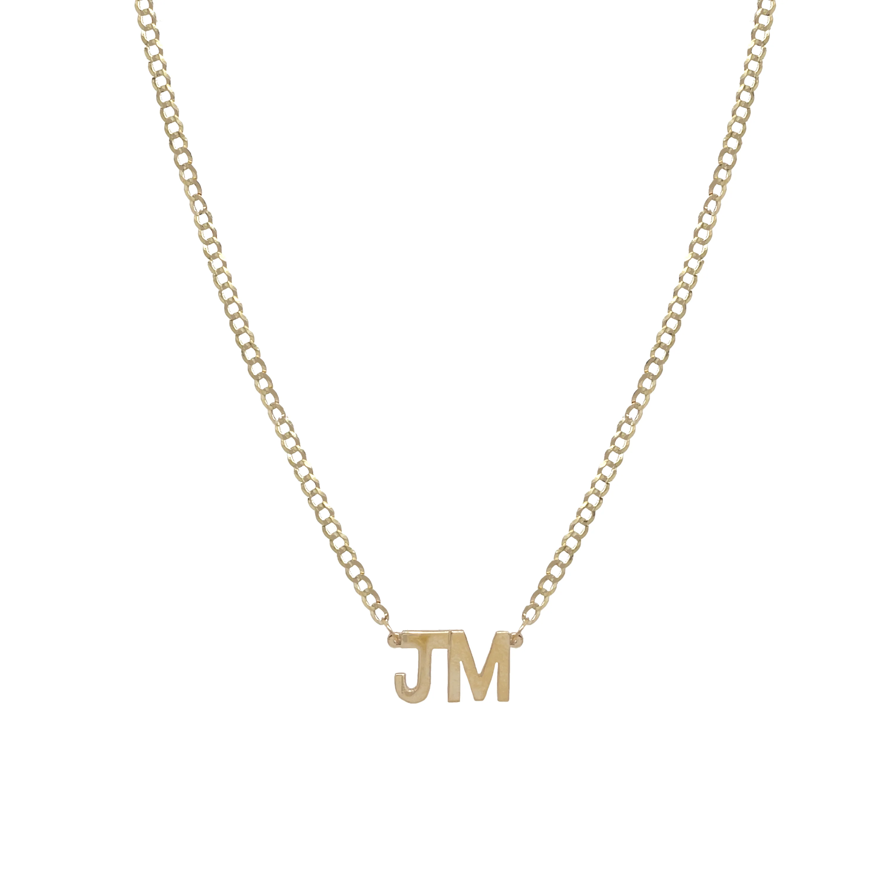 14K Initial Chain Necklace