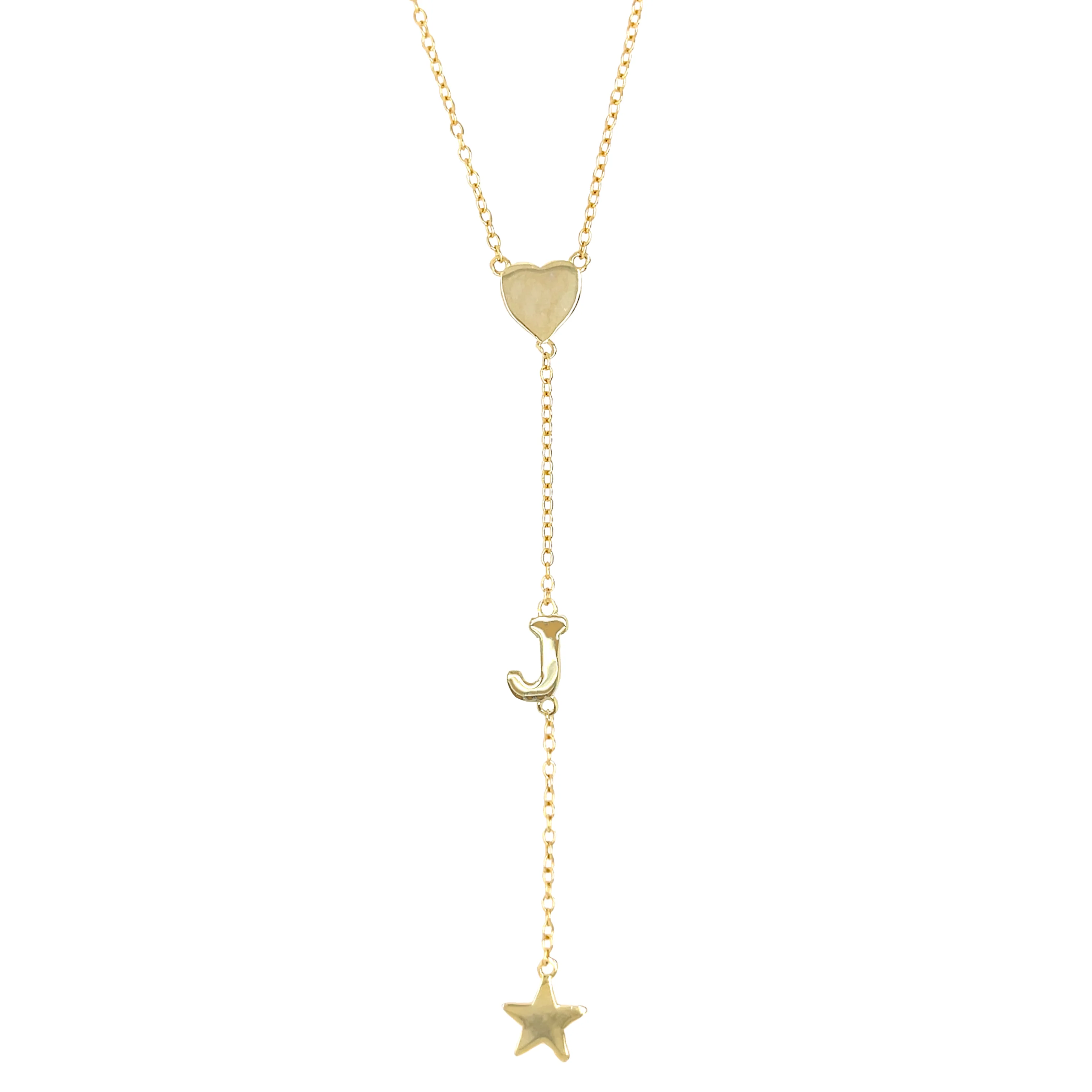 Initial Lariat Necklace - Image 6