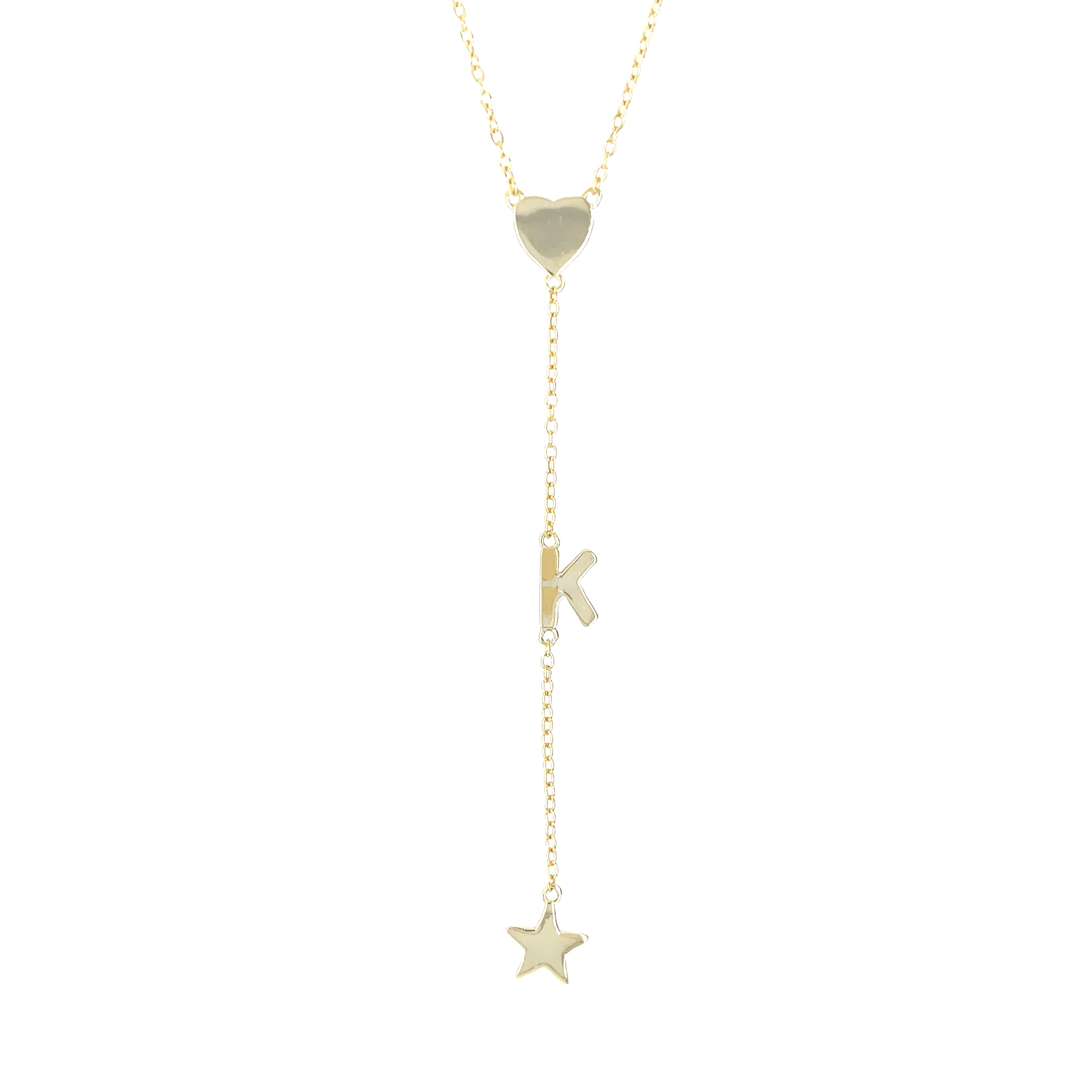 Initial Lariat Necklace - Image 7