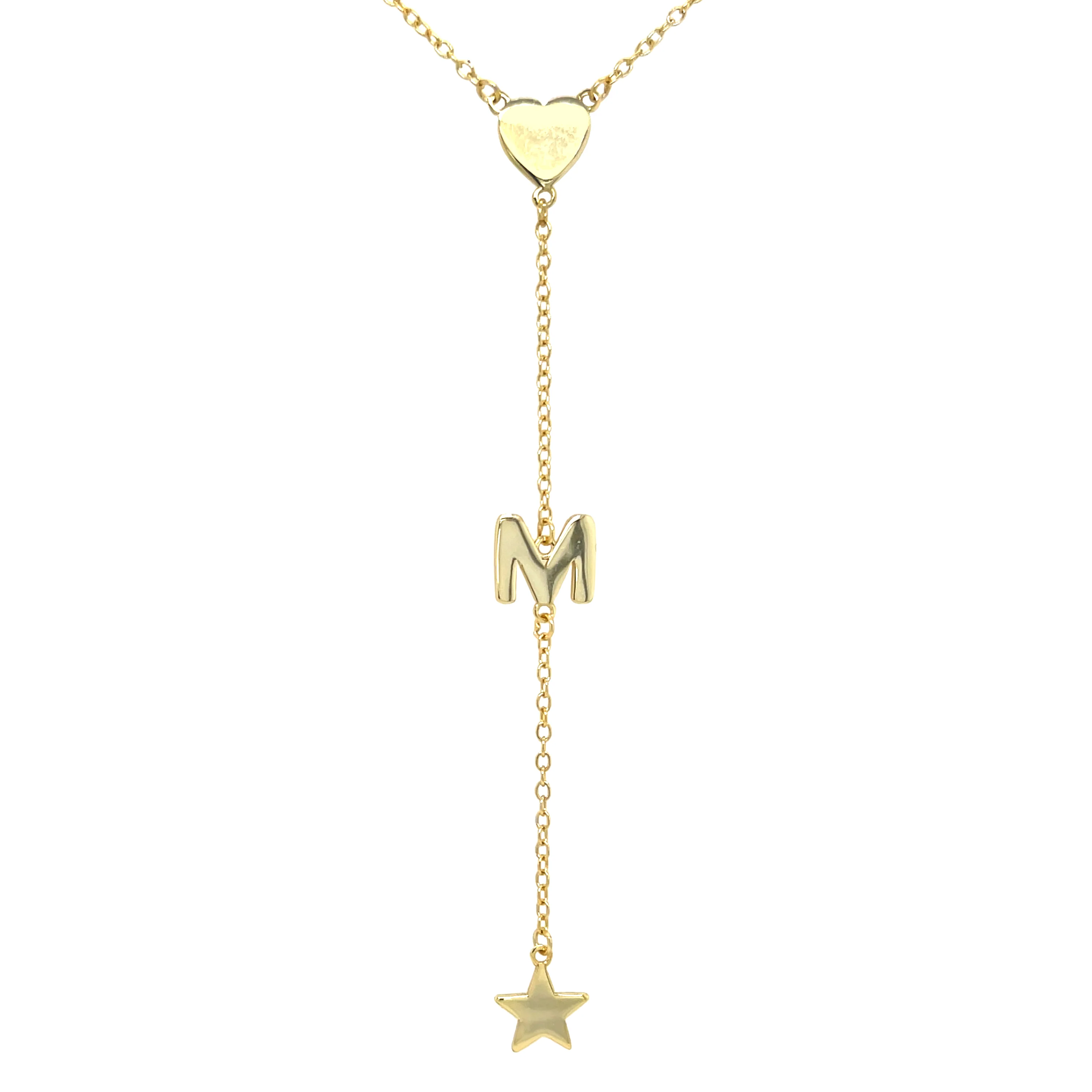 Initial Lariat Necklace - Image 9