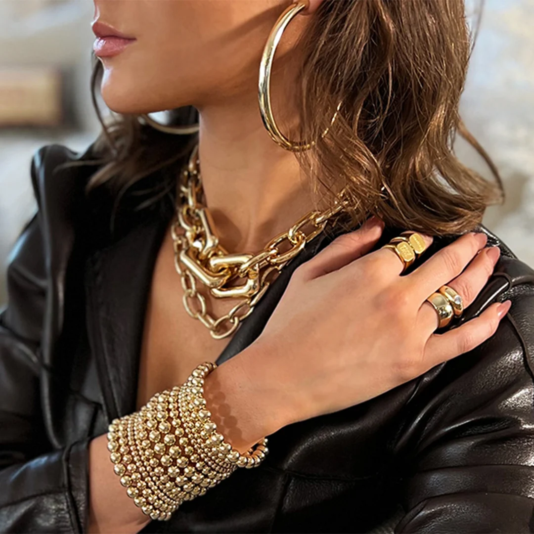 Jumbo Hoop Earrings - Image 2