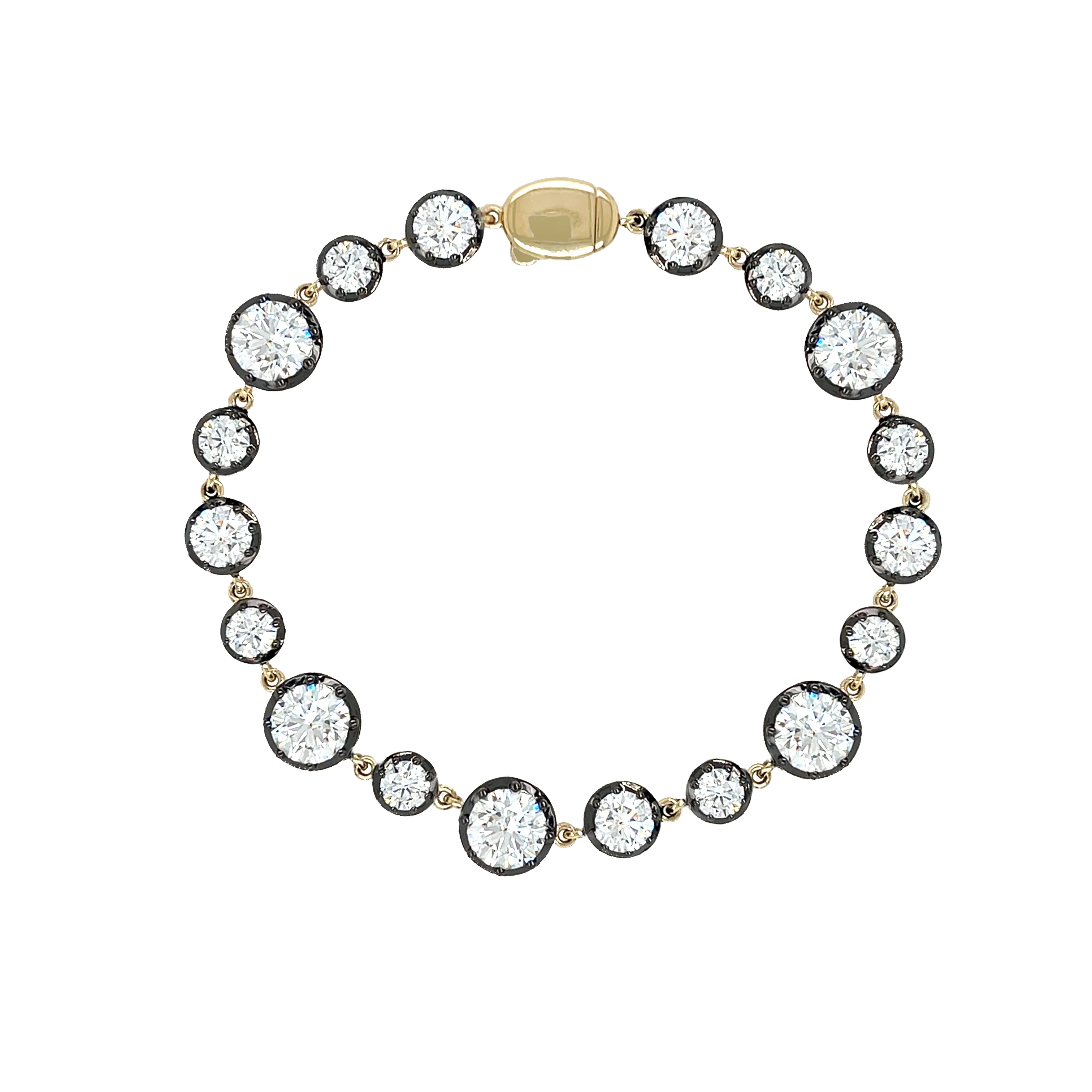 Lab Diamond Georgian Bracelet