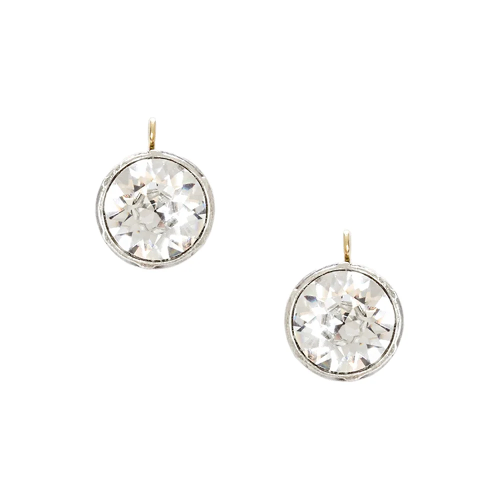 Large Antique Drop Earrings - Image 2