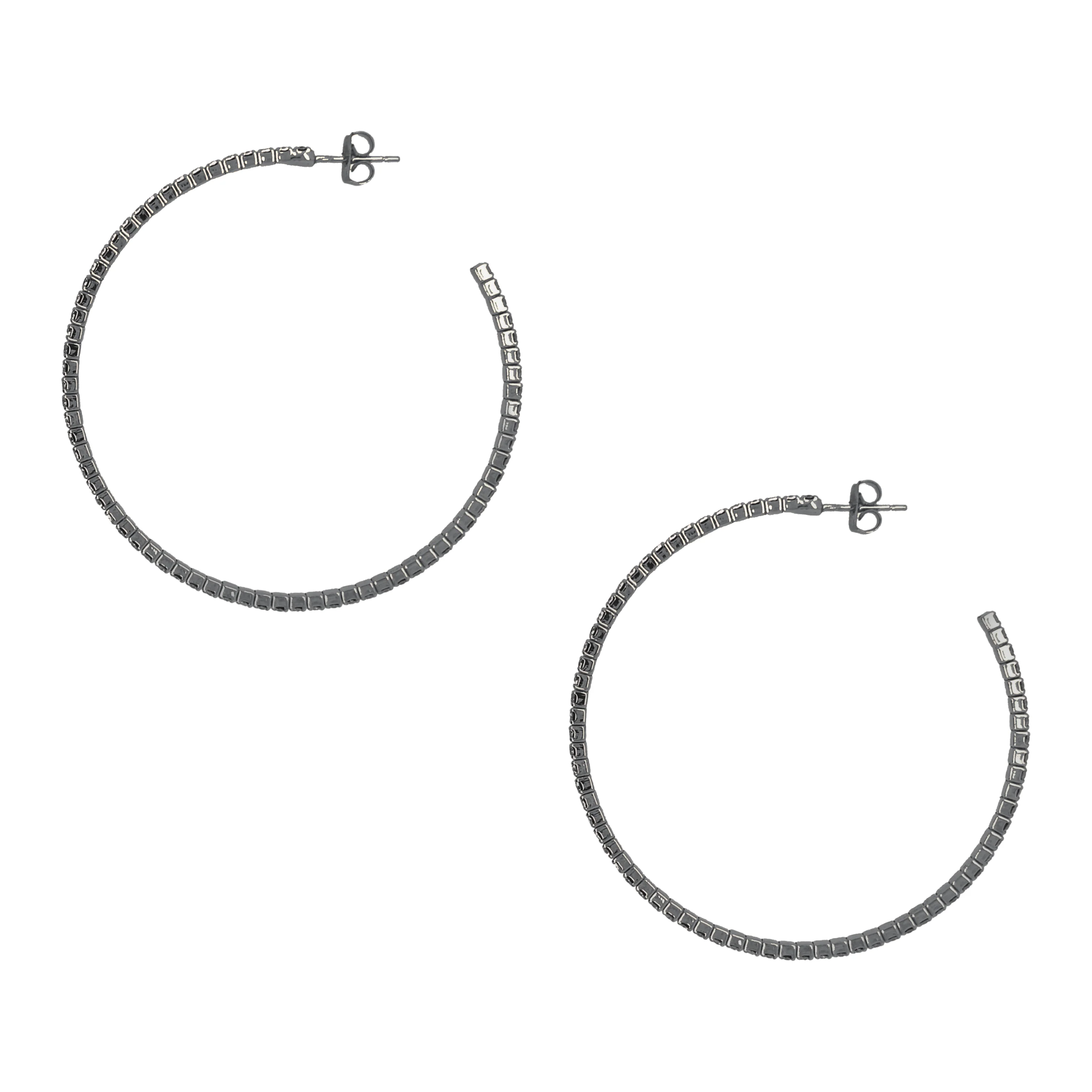 Large Hoop Earrings - Image 2