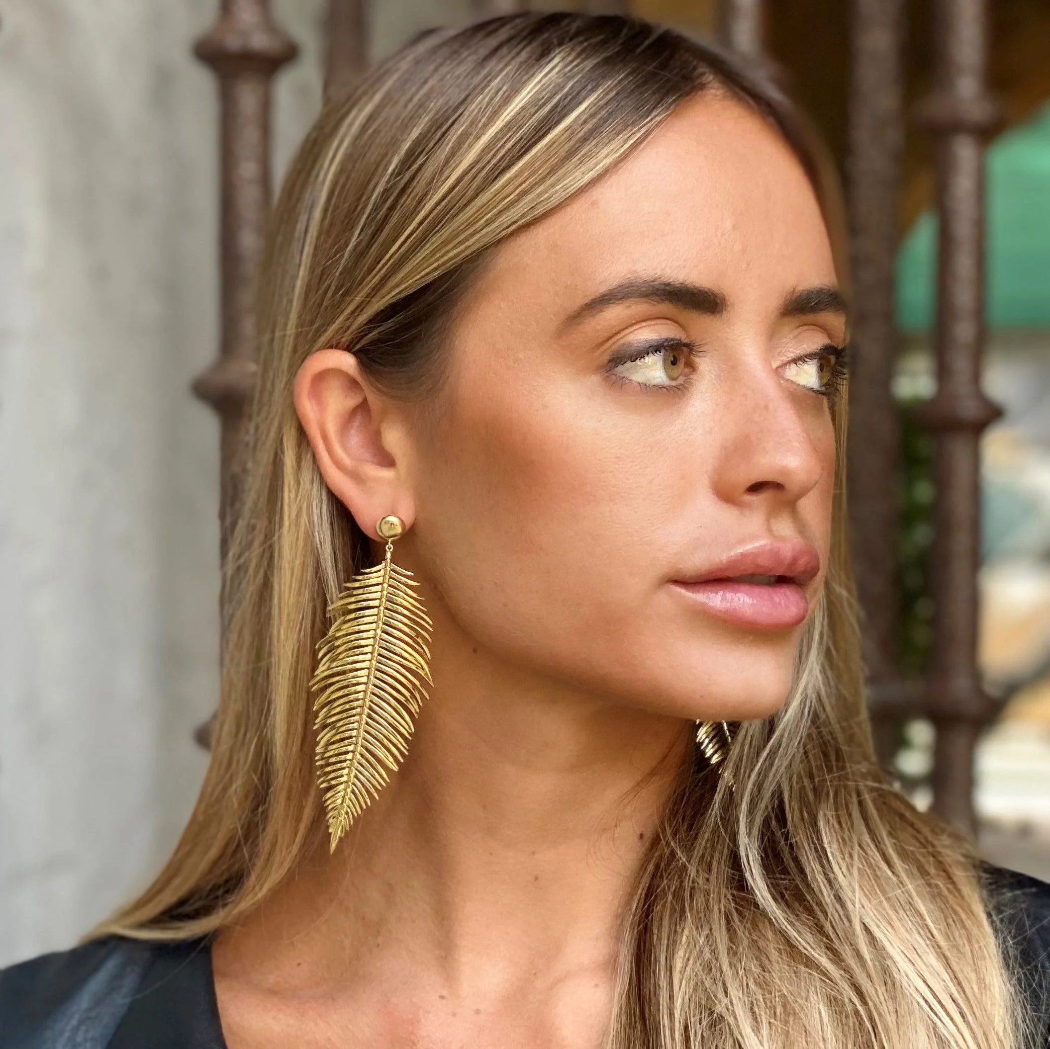 Leaf Earrings - Image 3
