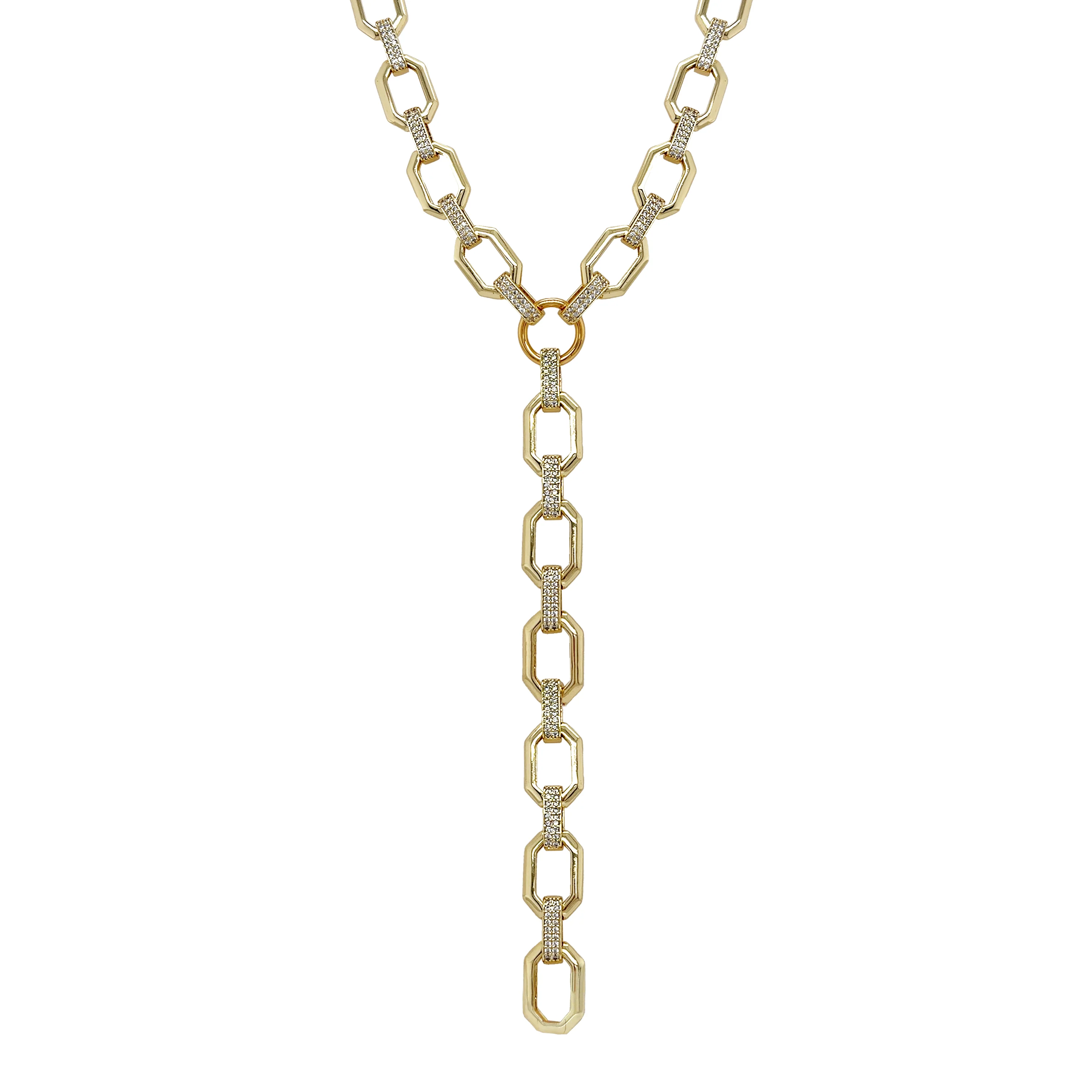 Link Lariat Necklace