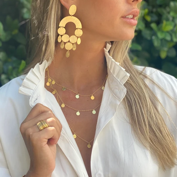 Long Coin Necklace - Image 2