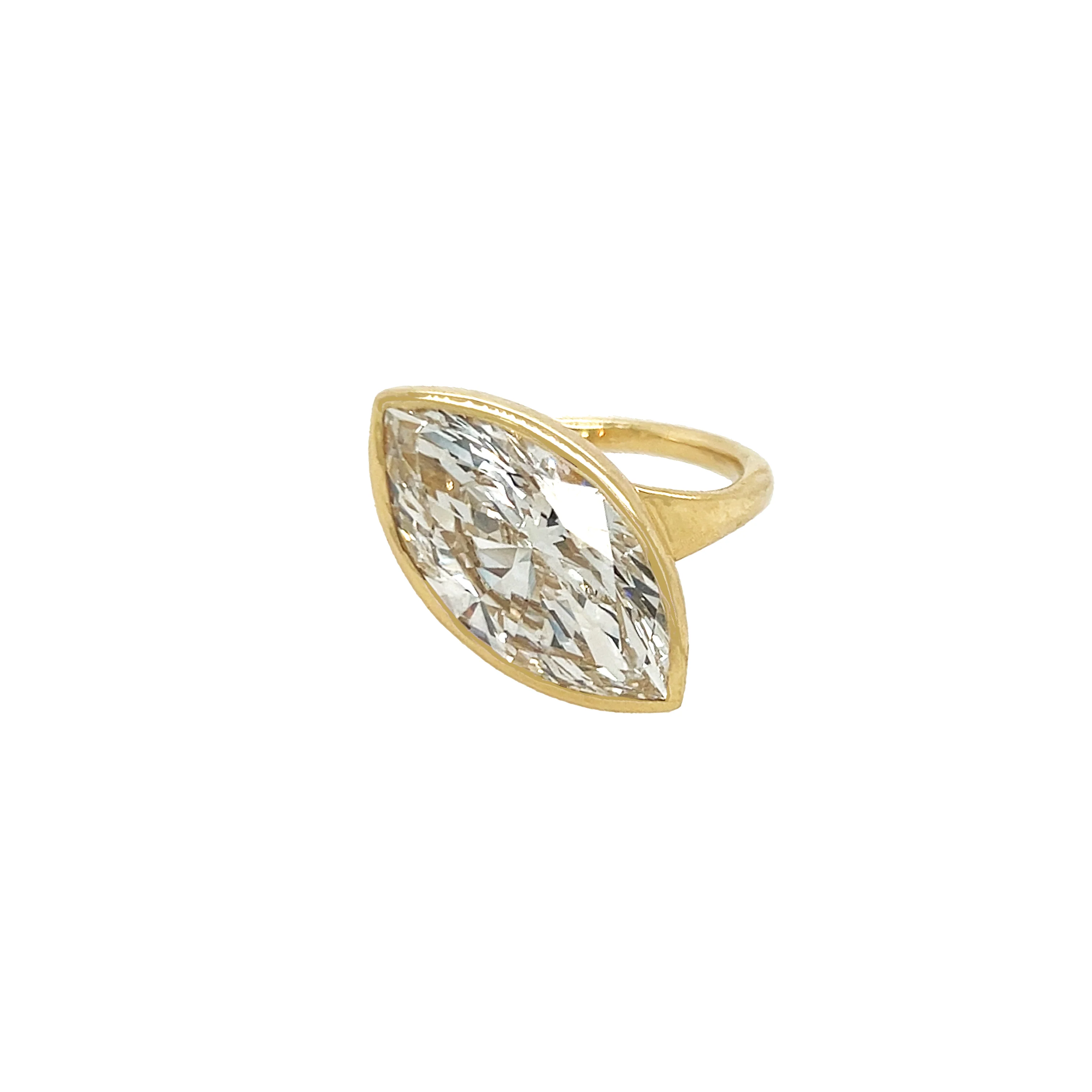 Marquise Lab Diamond Ring