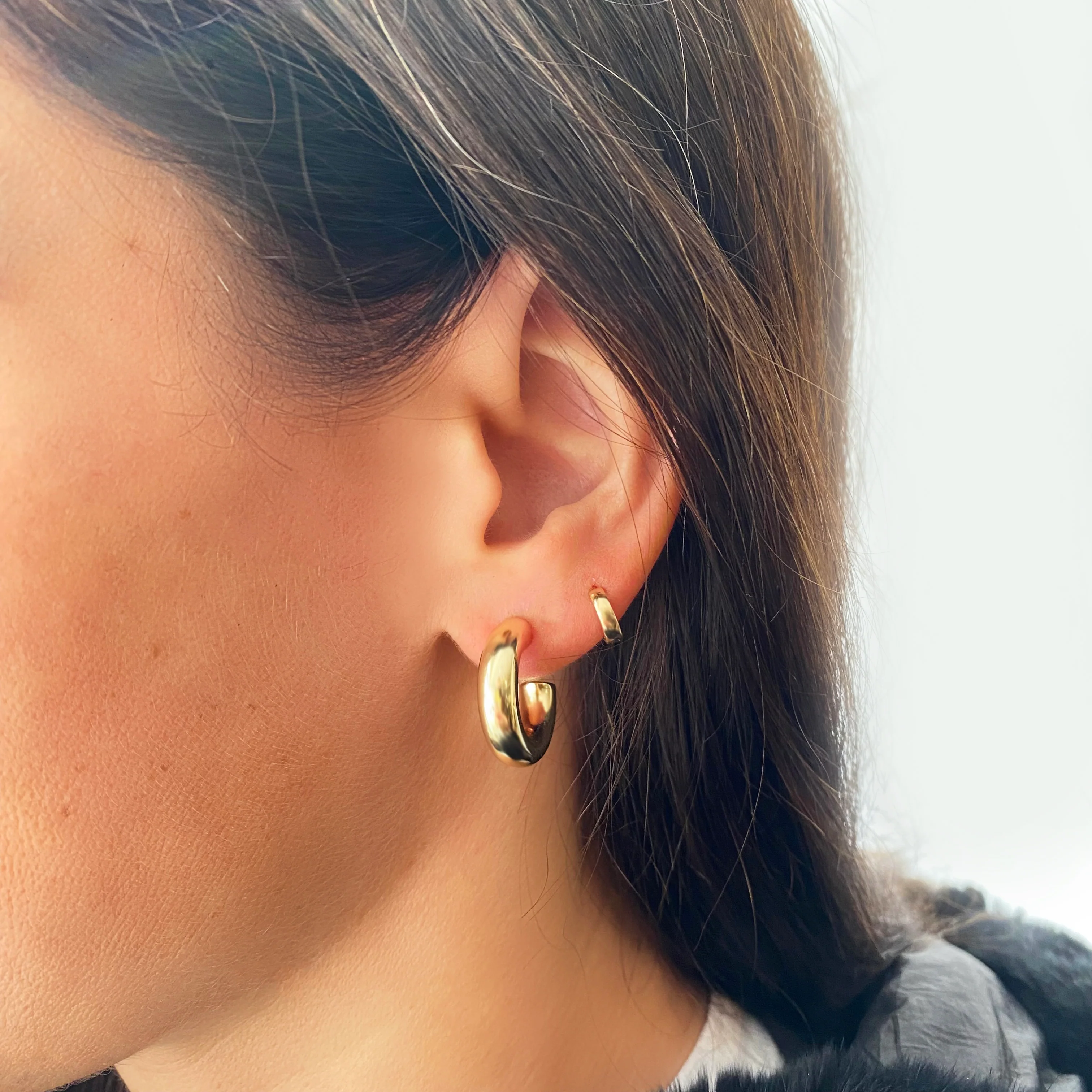 Mini Hoop Earrings - Image 2