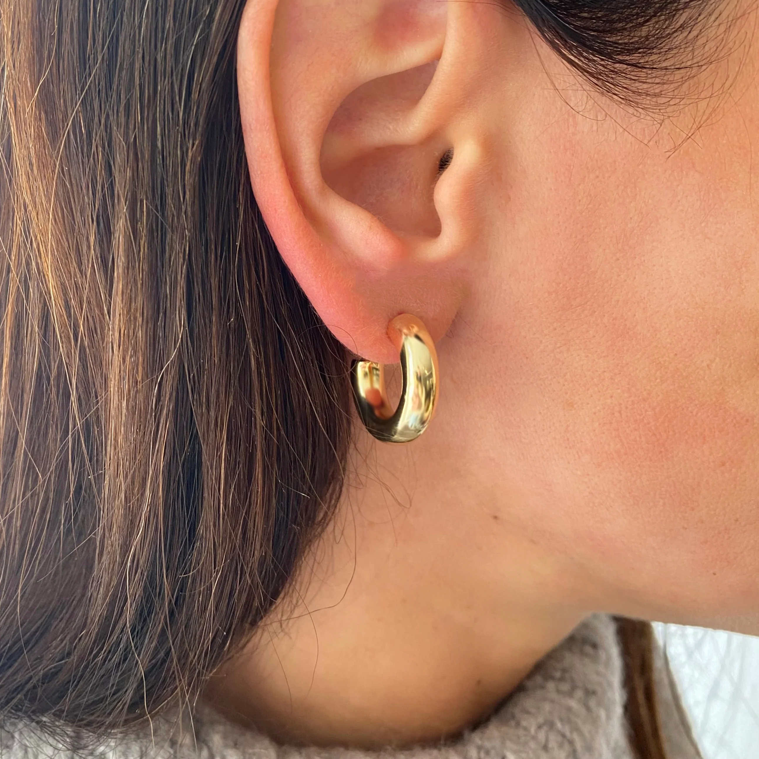 Mini Hoop Earrings - Image 3