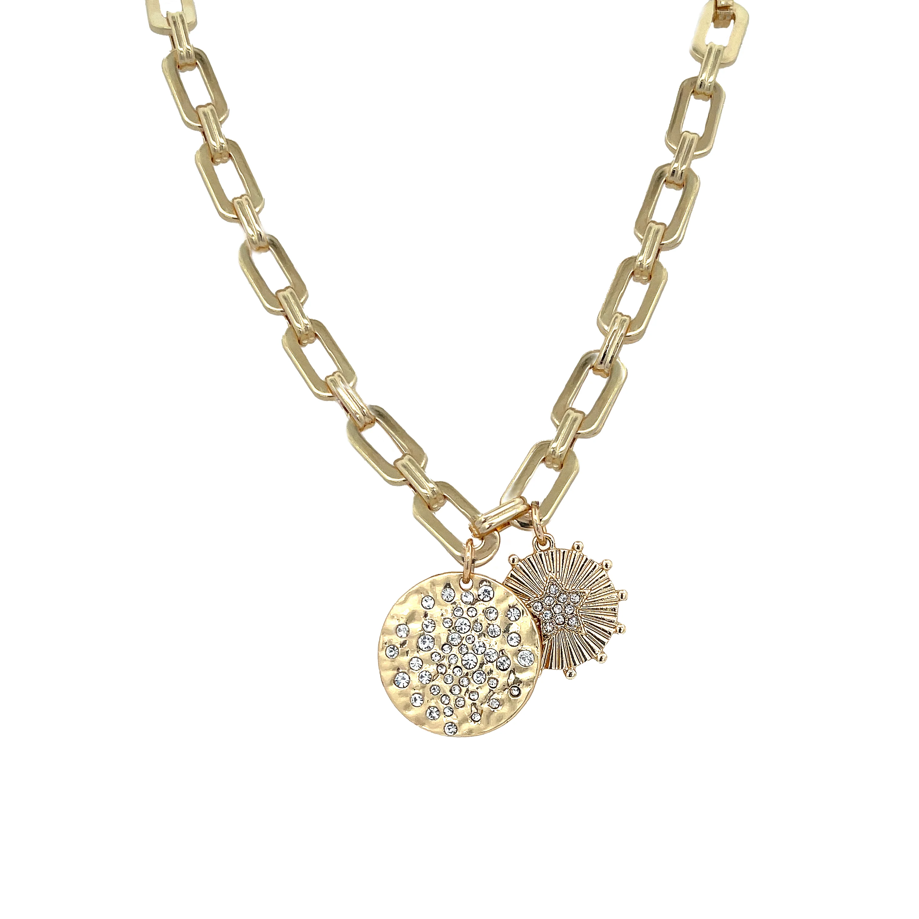 Multi Charm Chain Necklace