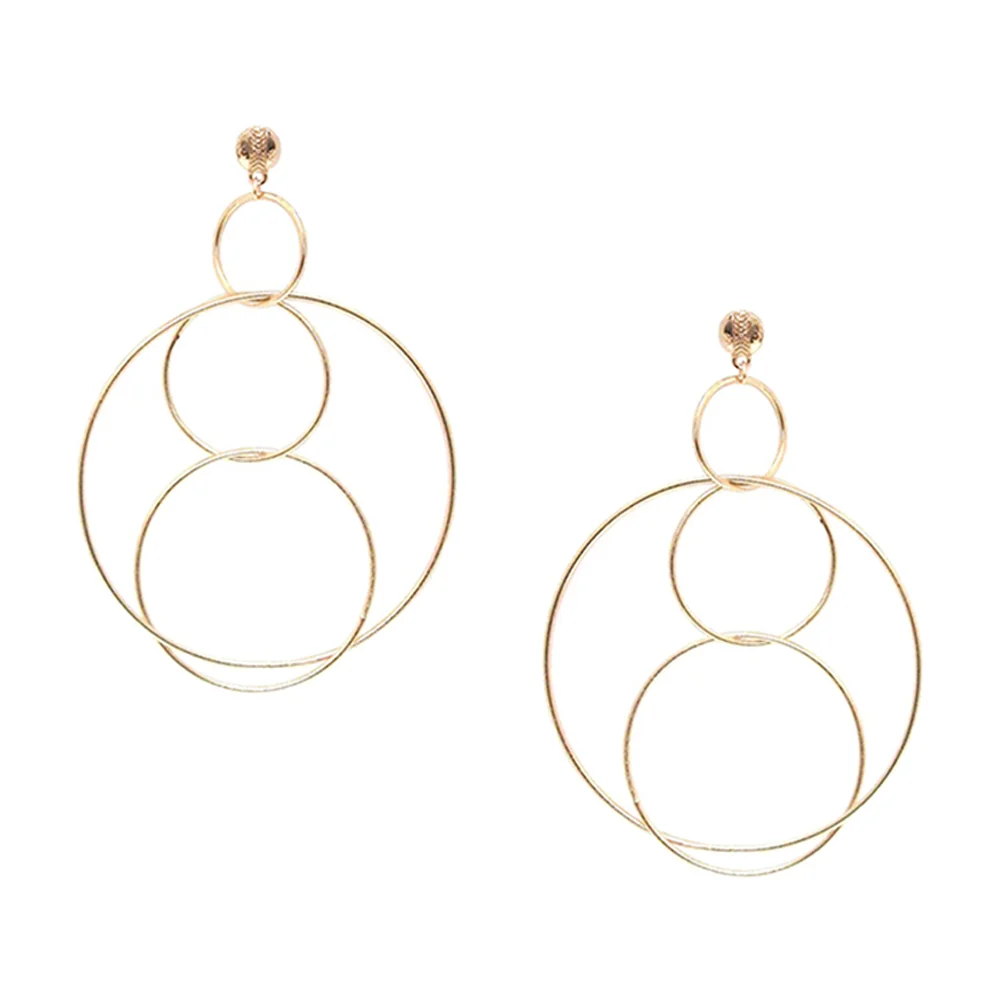 Multi Circle Earrings - Image 2