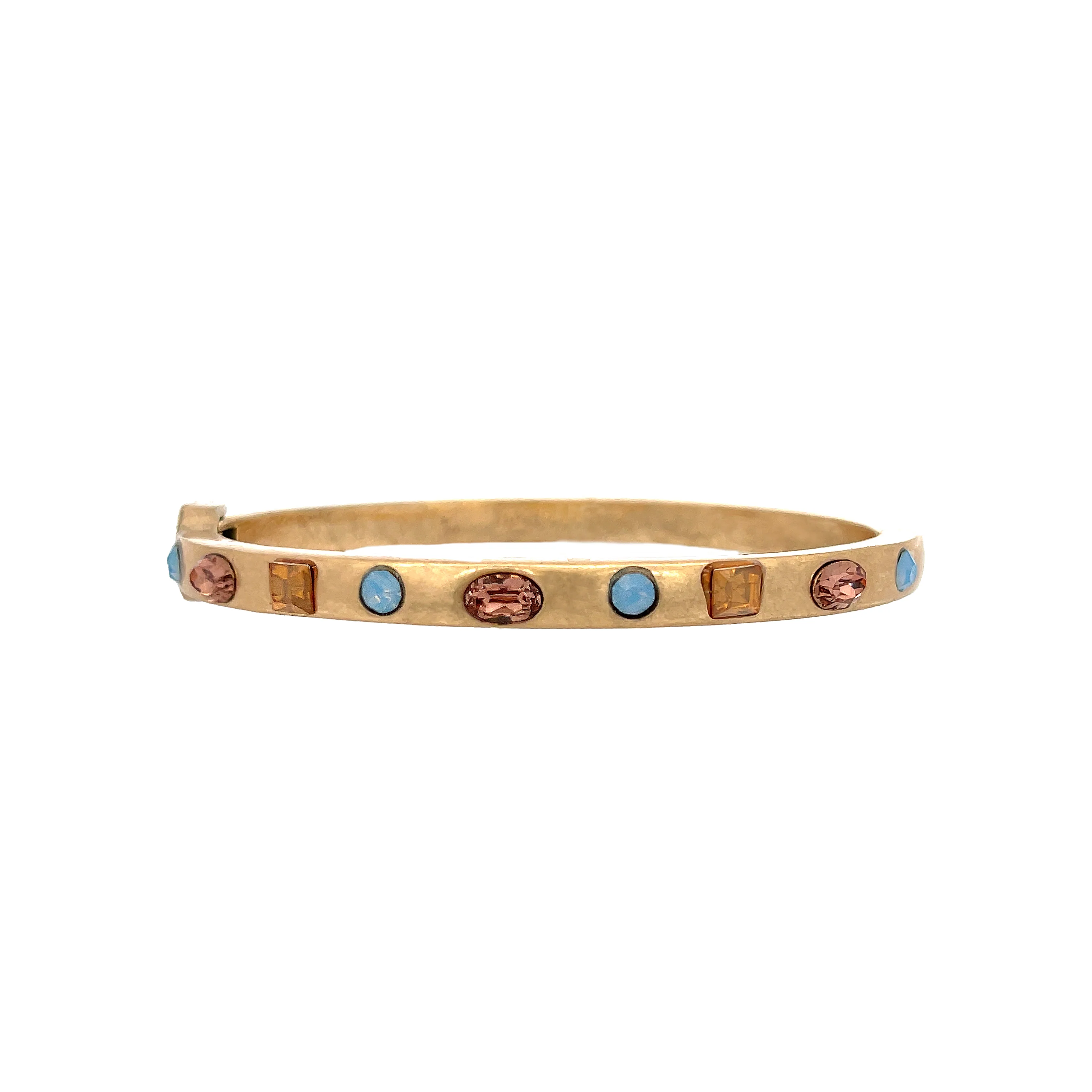 Multi Stone Bangle Bracelet