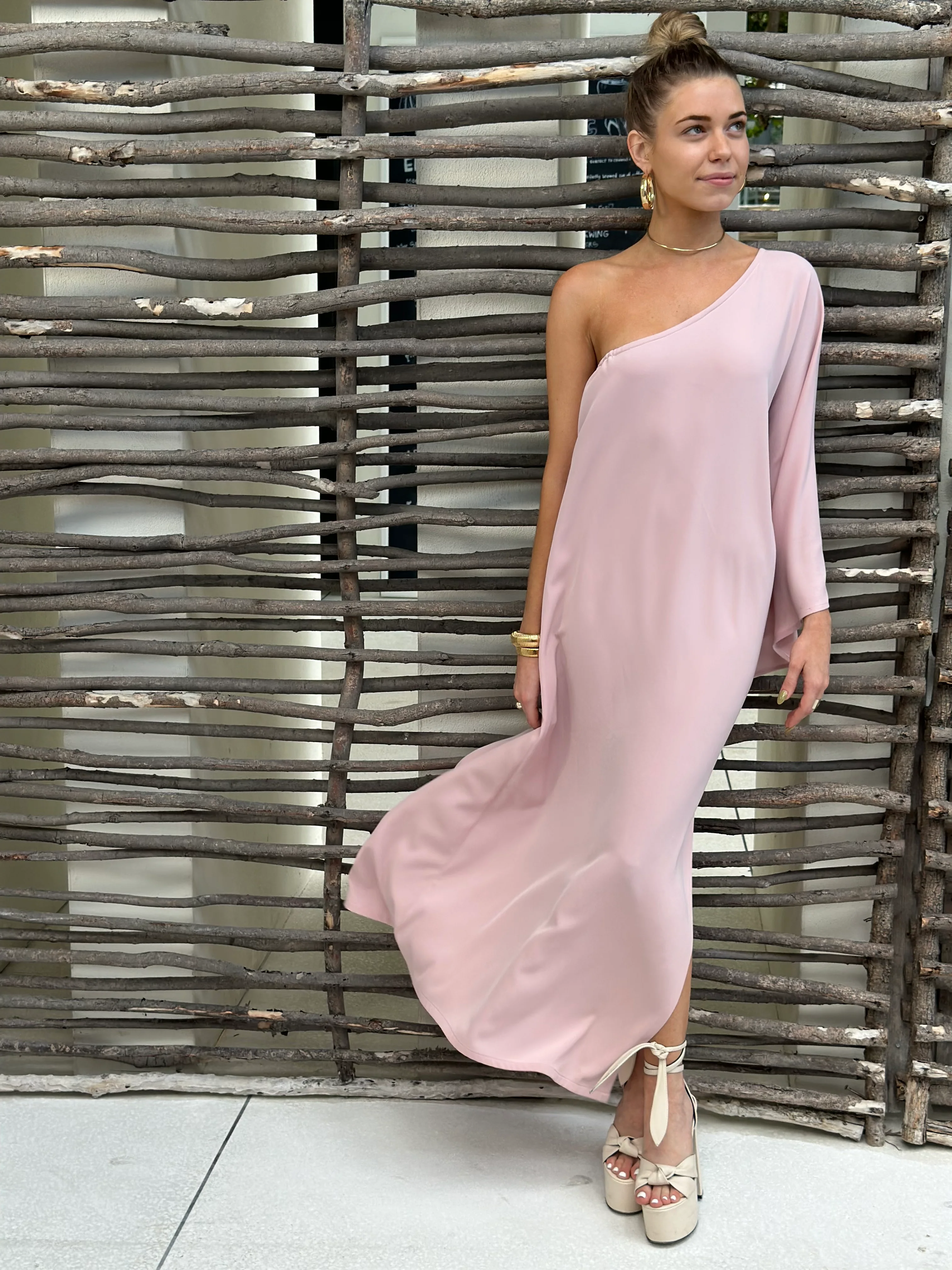 One Shoulder Maxi Dress - Image 2