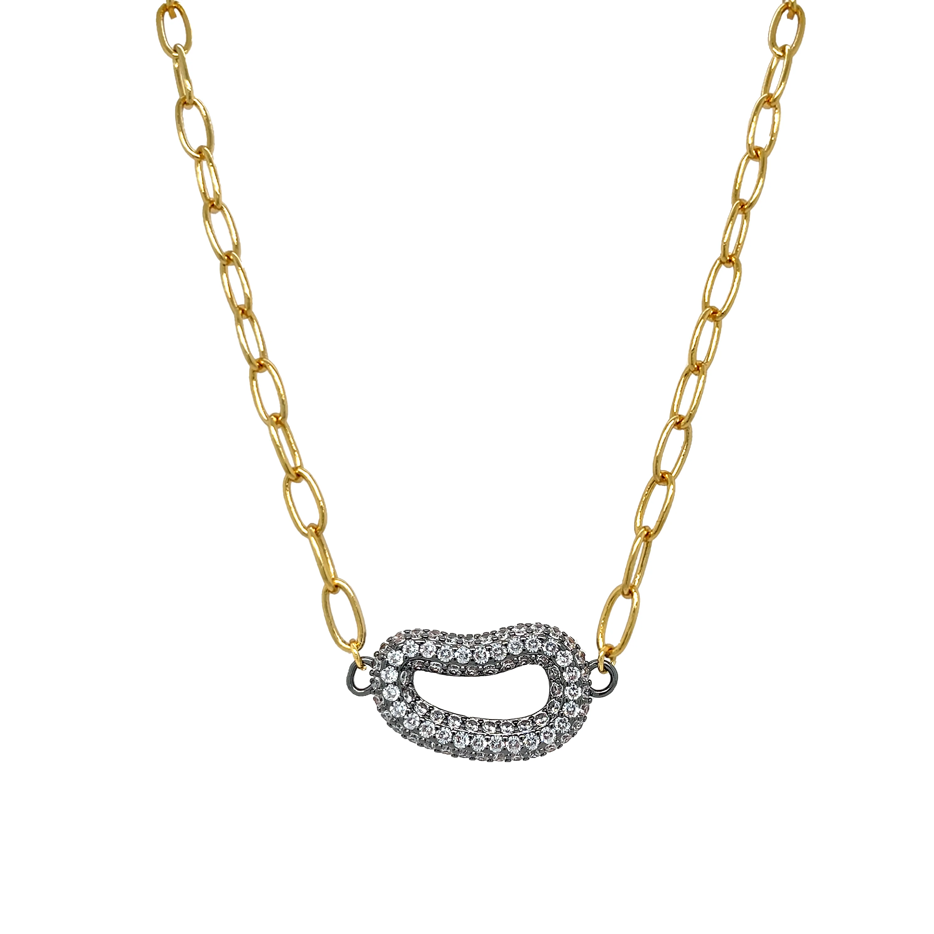 Open Bean Necklace