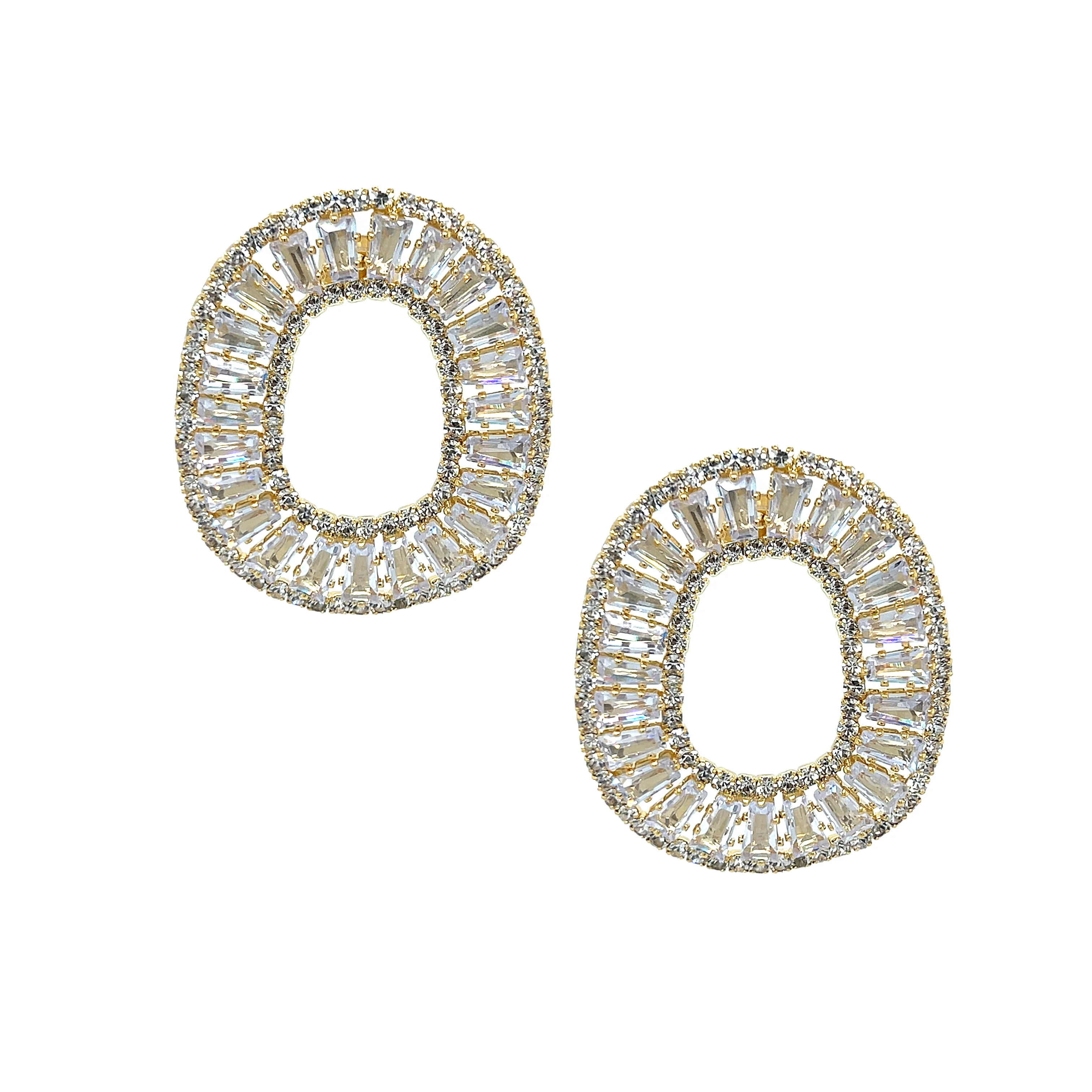 Open Oval Earrings