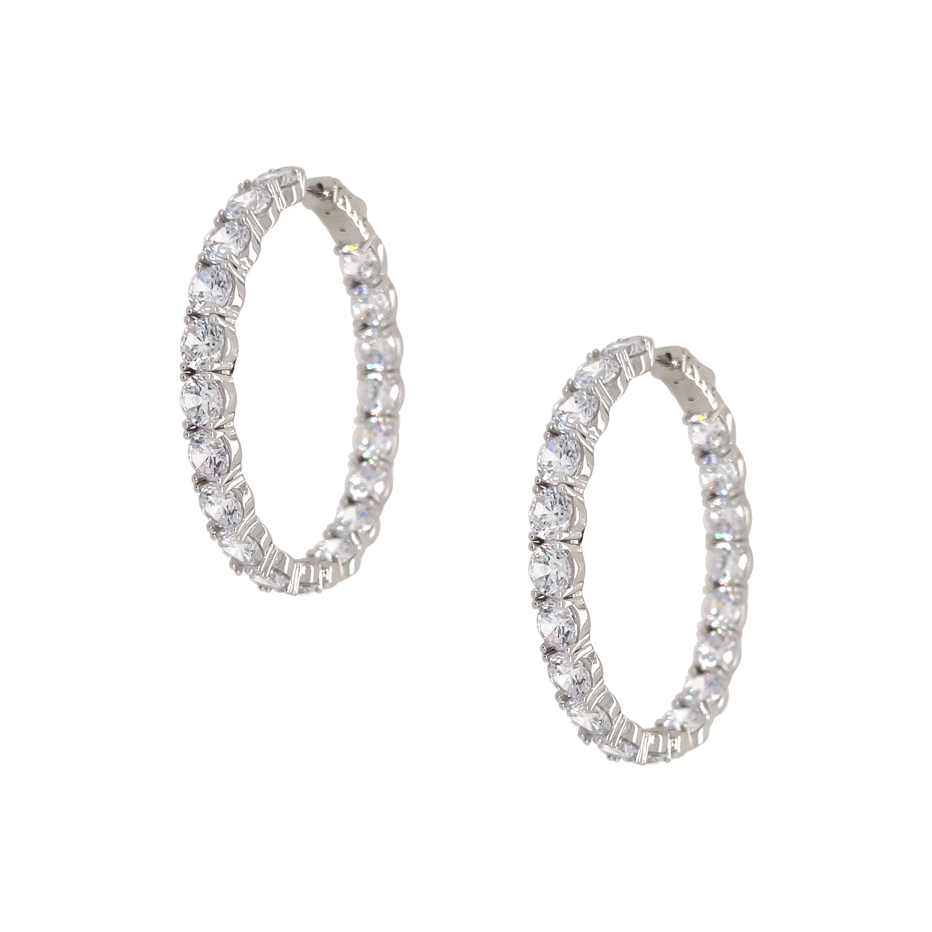 Oval Hoop Earrings
