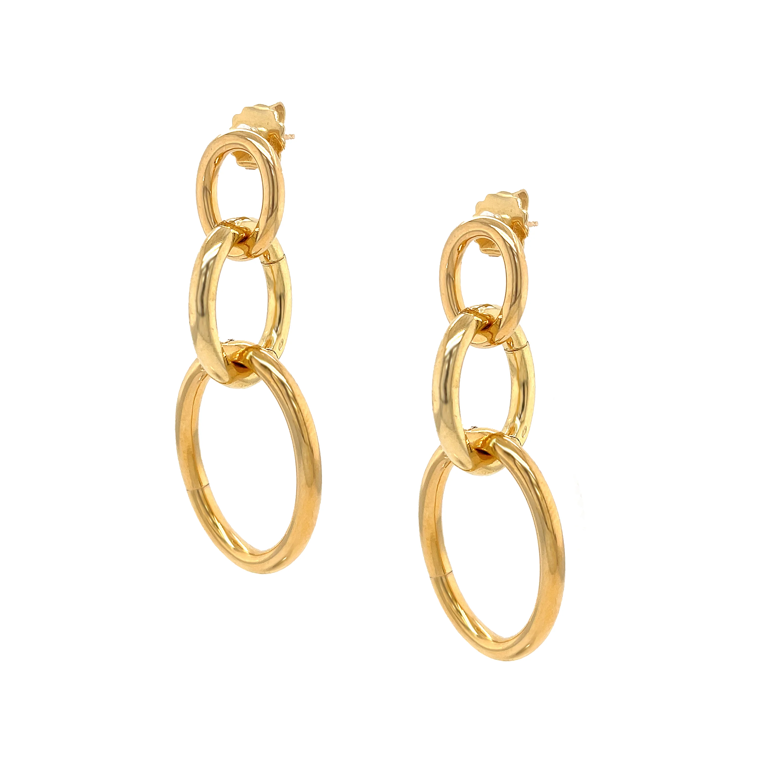 Oval Link Earrings