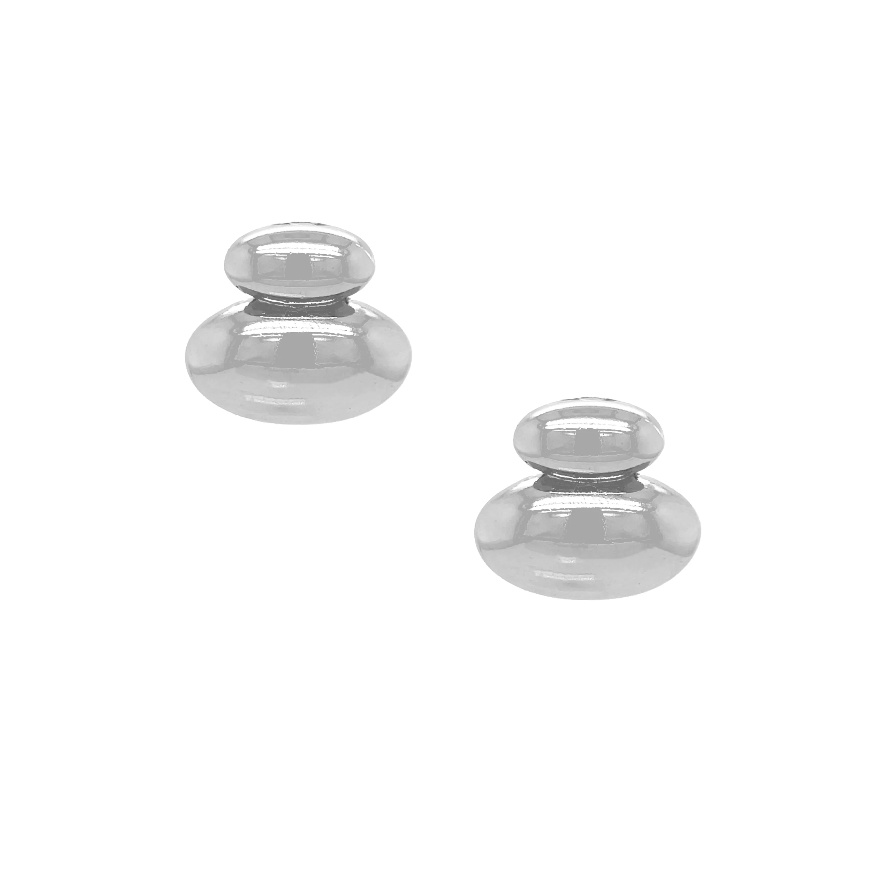 Oval Stud Earrings