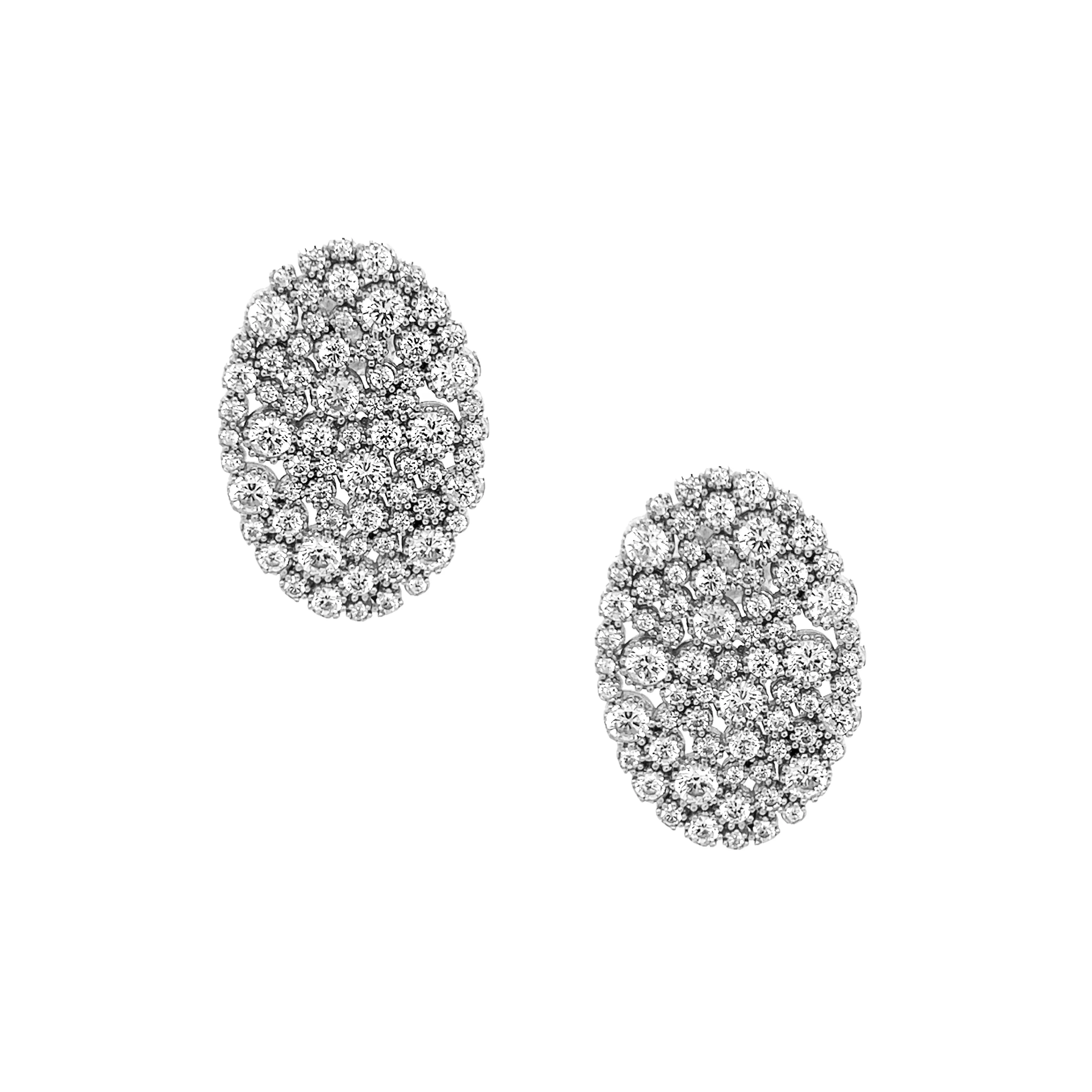 Oval Stud Earrings
