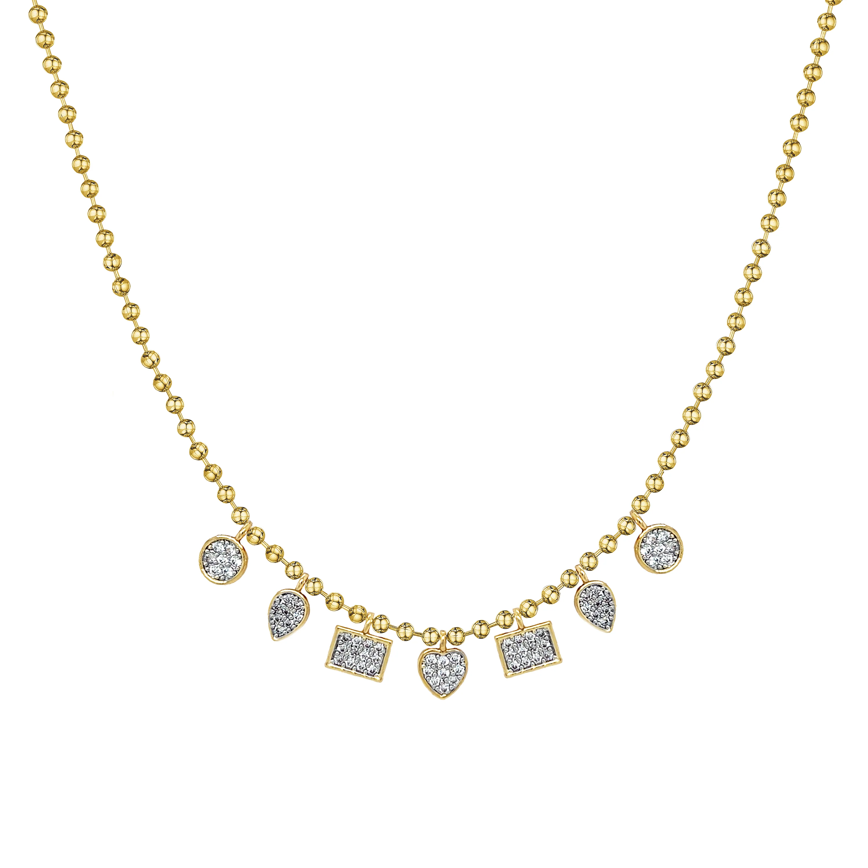 Charm Ball Chain Necklace