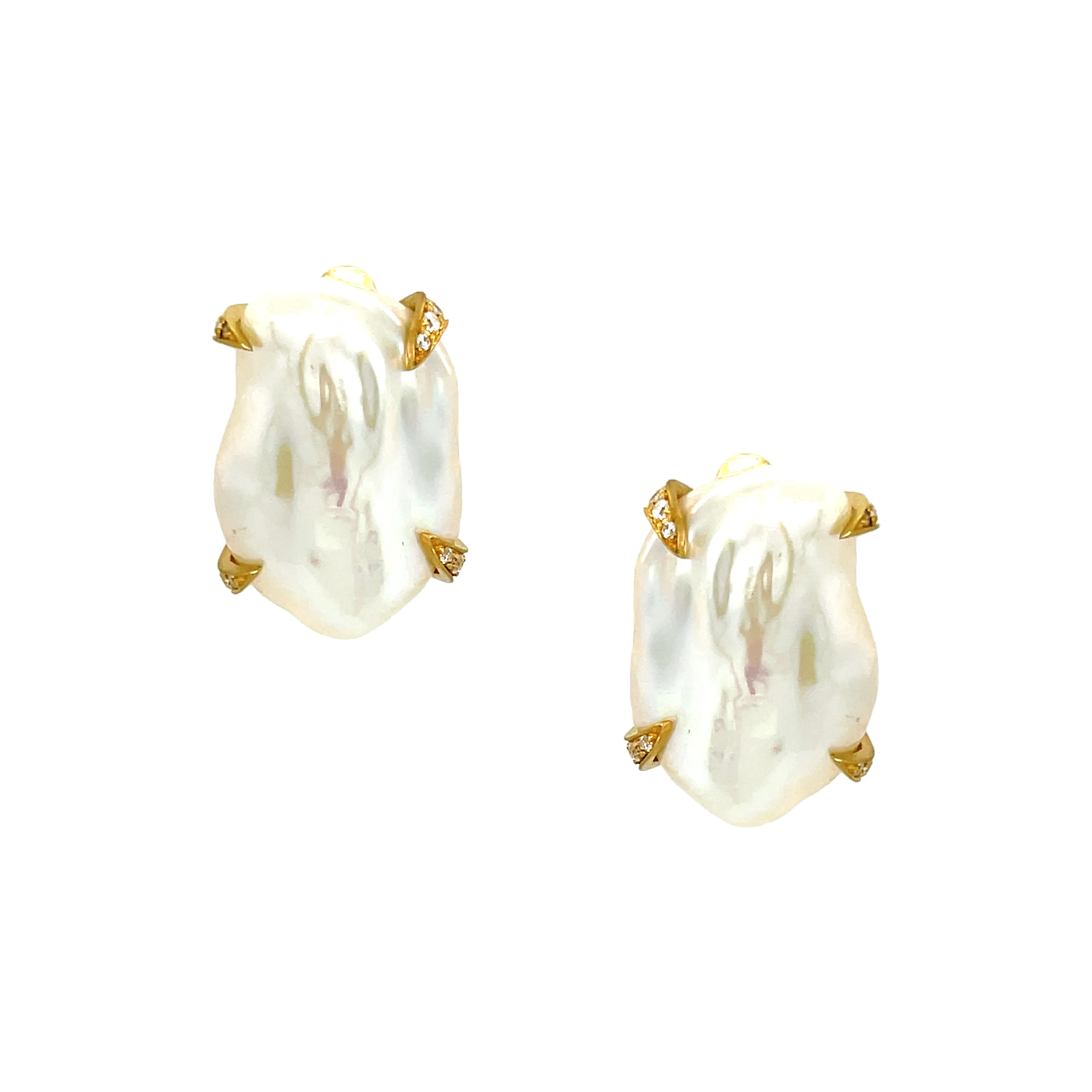 Pearl Clip On Earrings