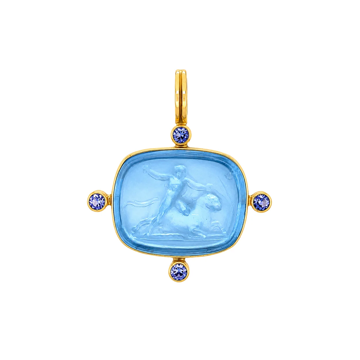 Periwinkle Intaglio Pendant
