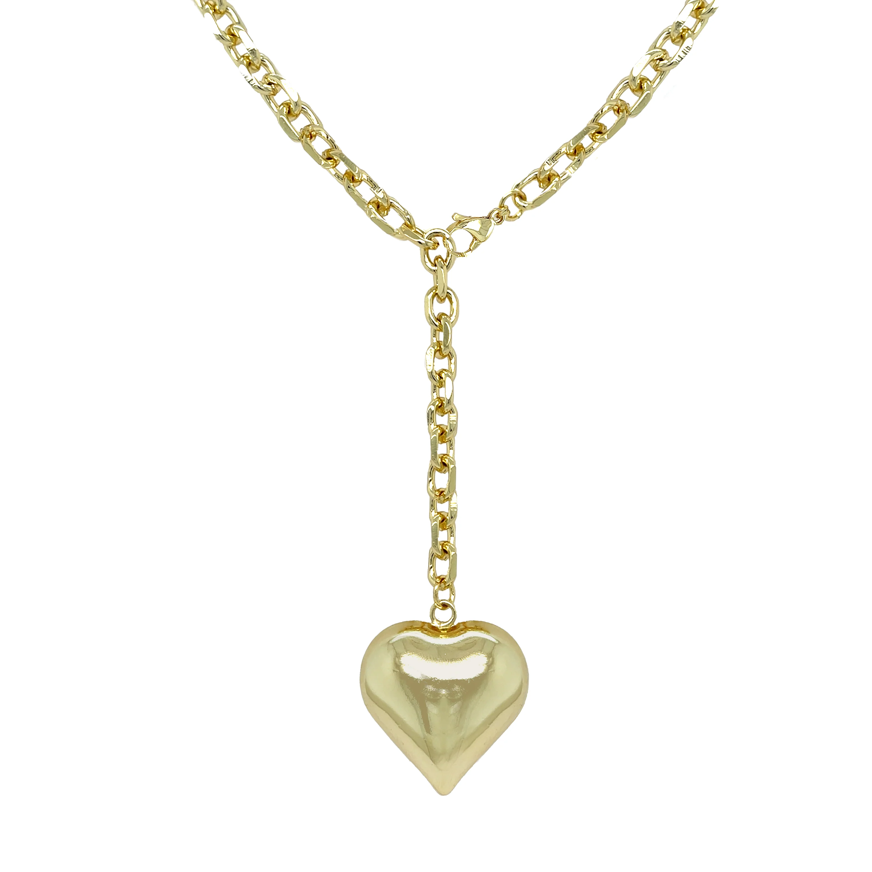 Puff Heart Necklace