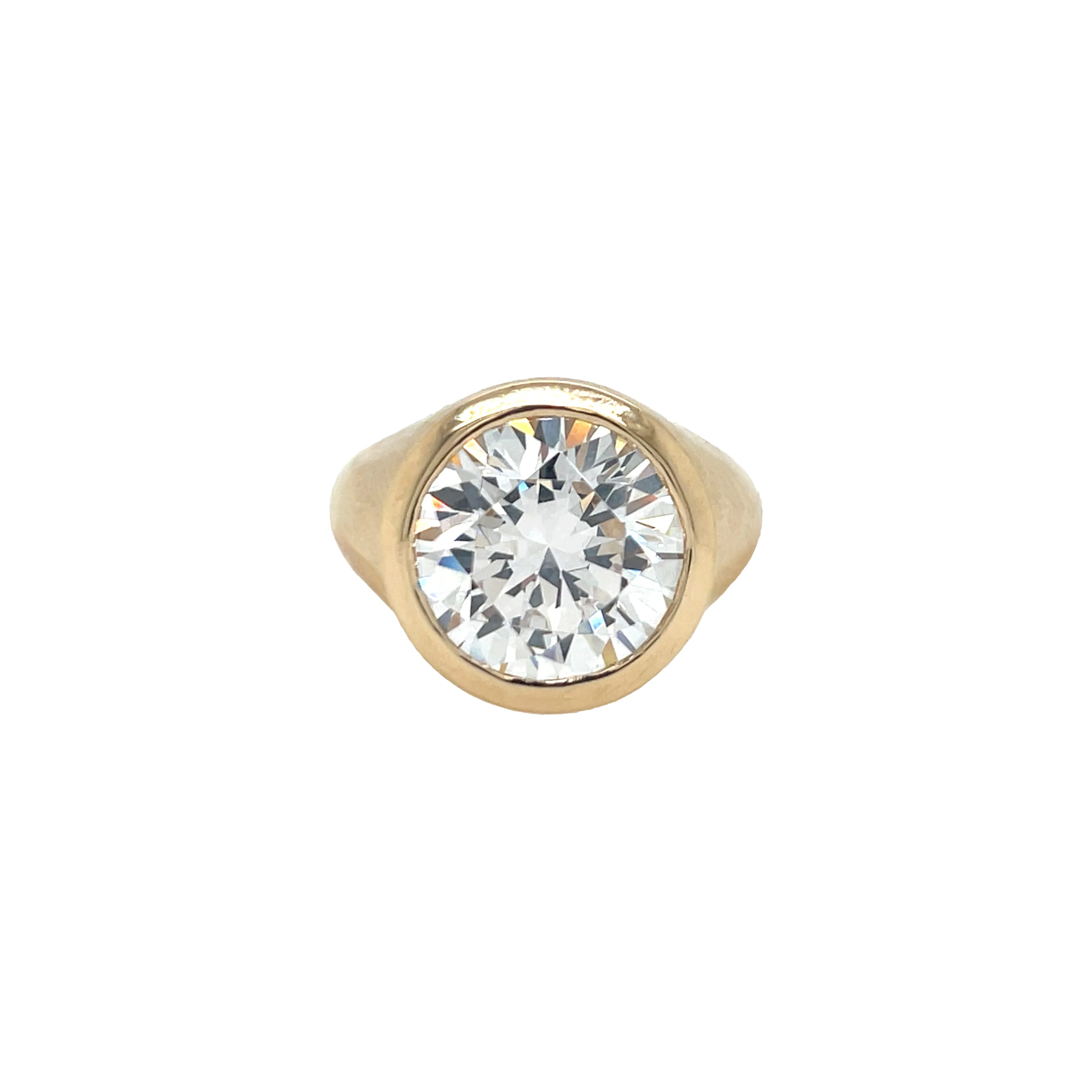 Round Bezel Ring
