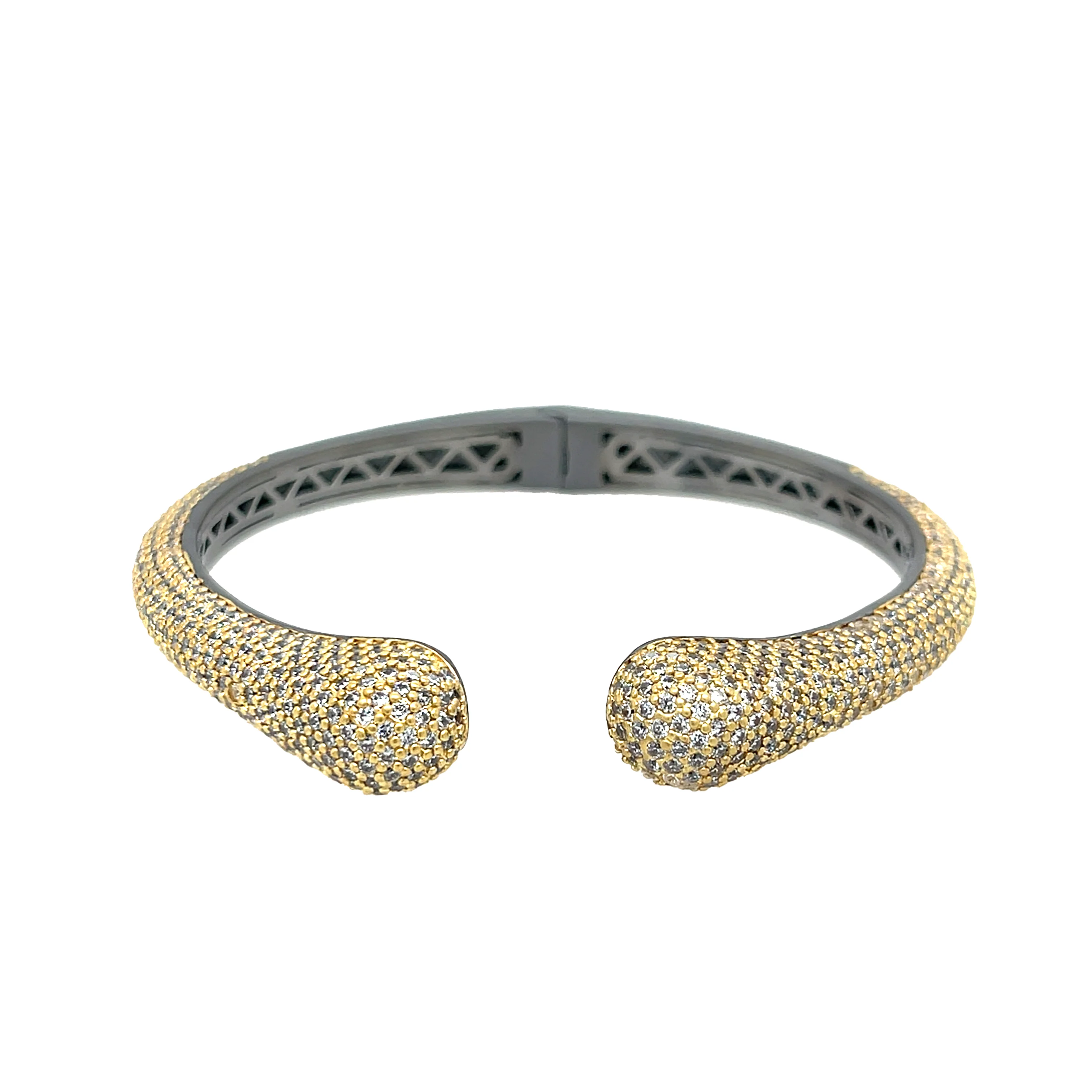 Round Tips Bangle Bracelet
