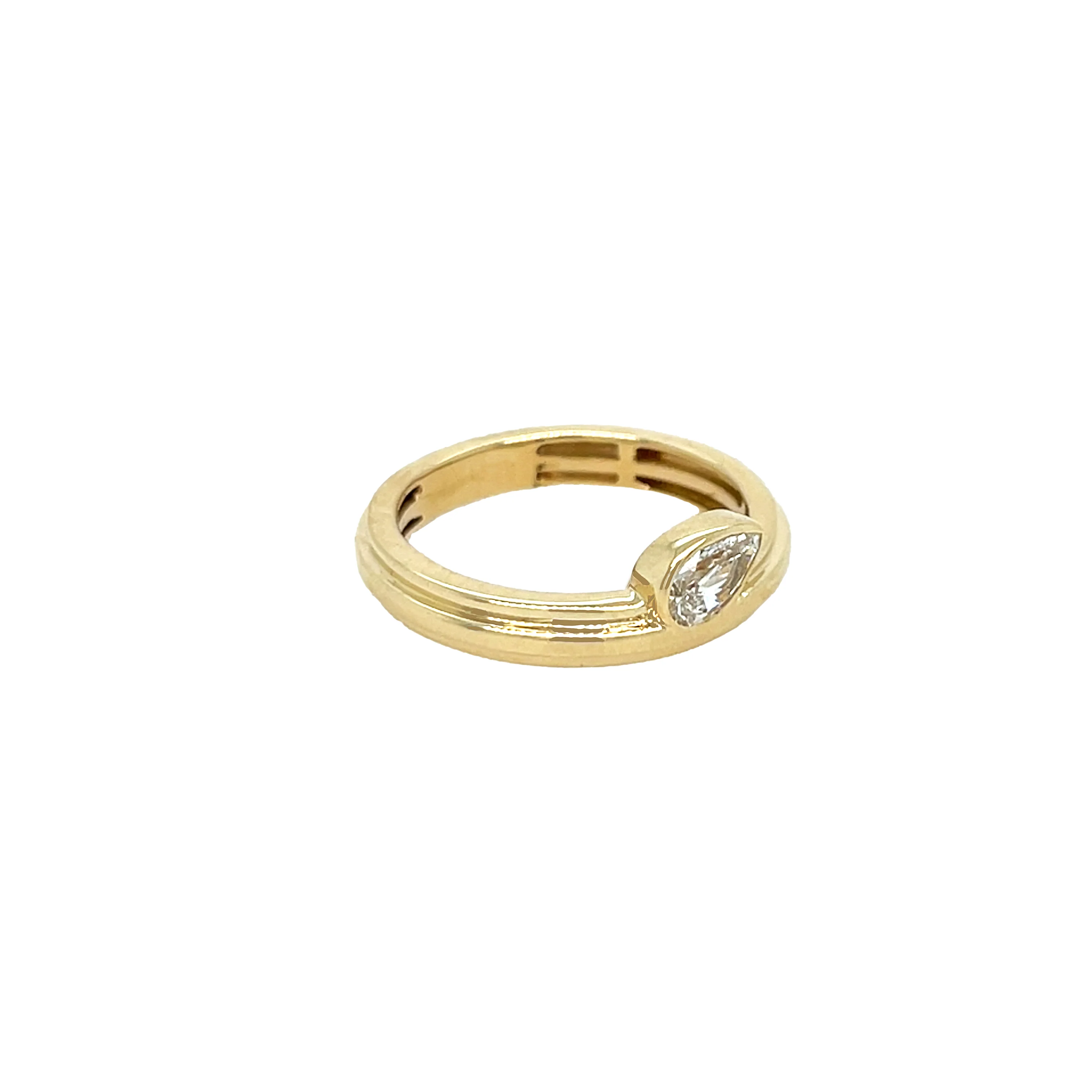 SALE Diamond Pear Shape Ring - Image 2