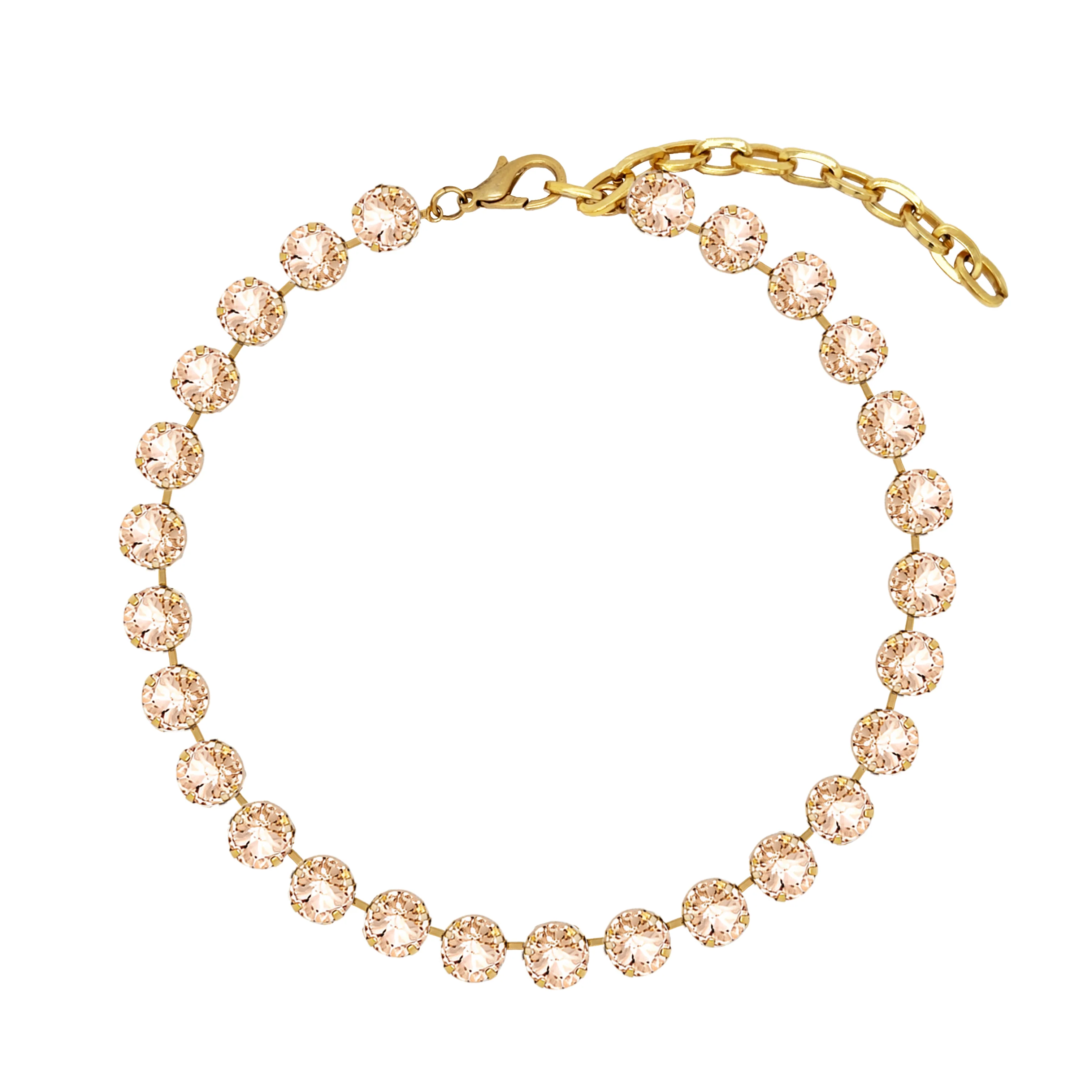 SALE Silk Crystal Necklace