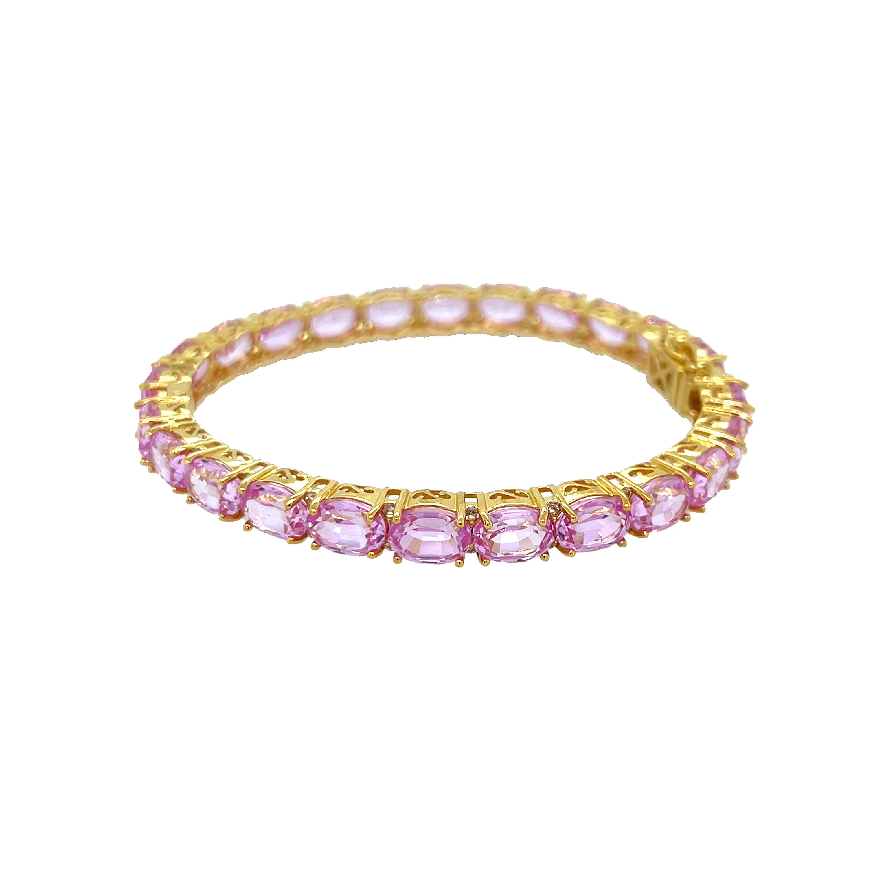 SALE Sapphire & Topaz Tennis Bracelet