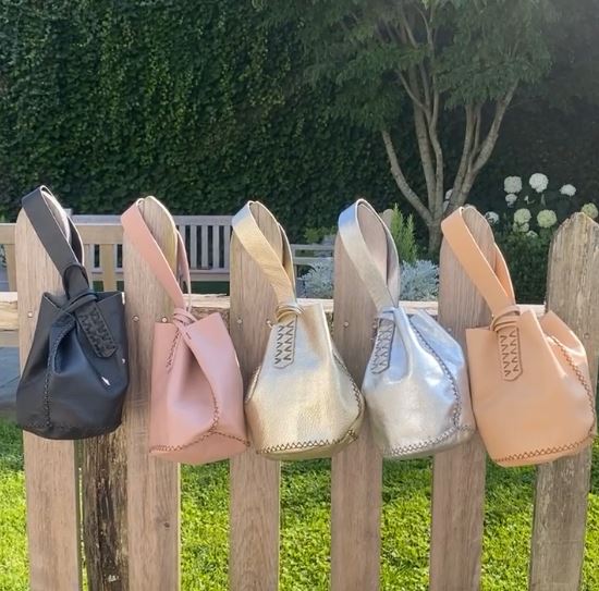 Silver Mini Bucket Bag - Image 2
