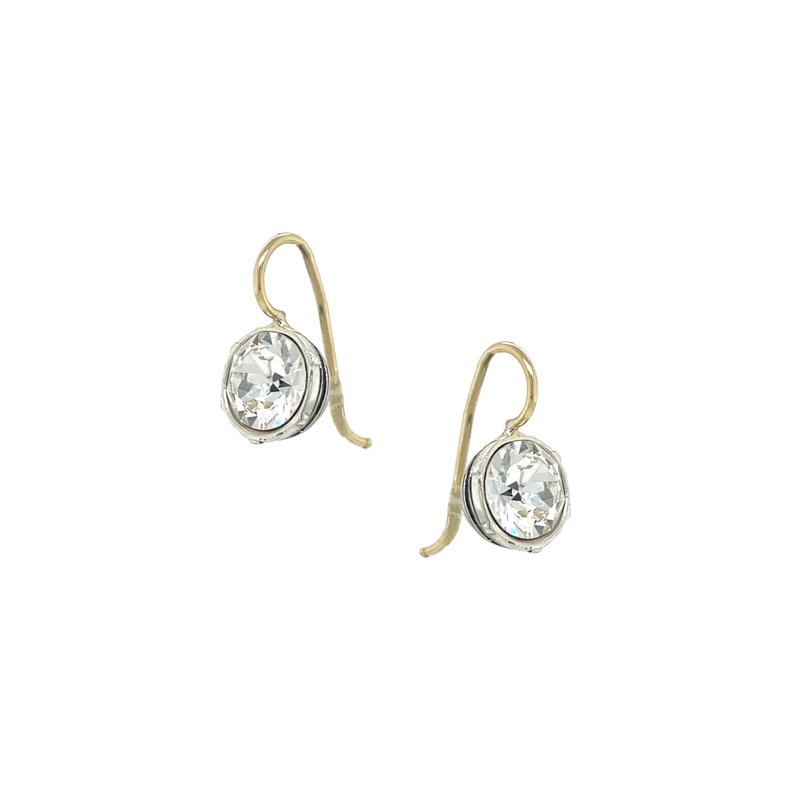 Small Antique Drop Earrings - Image 2