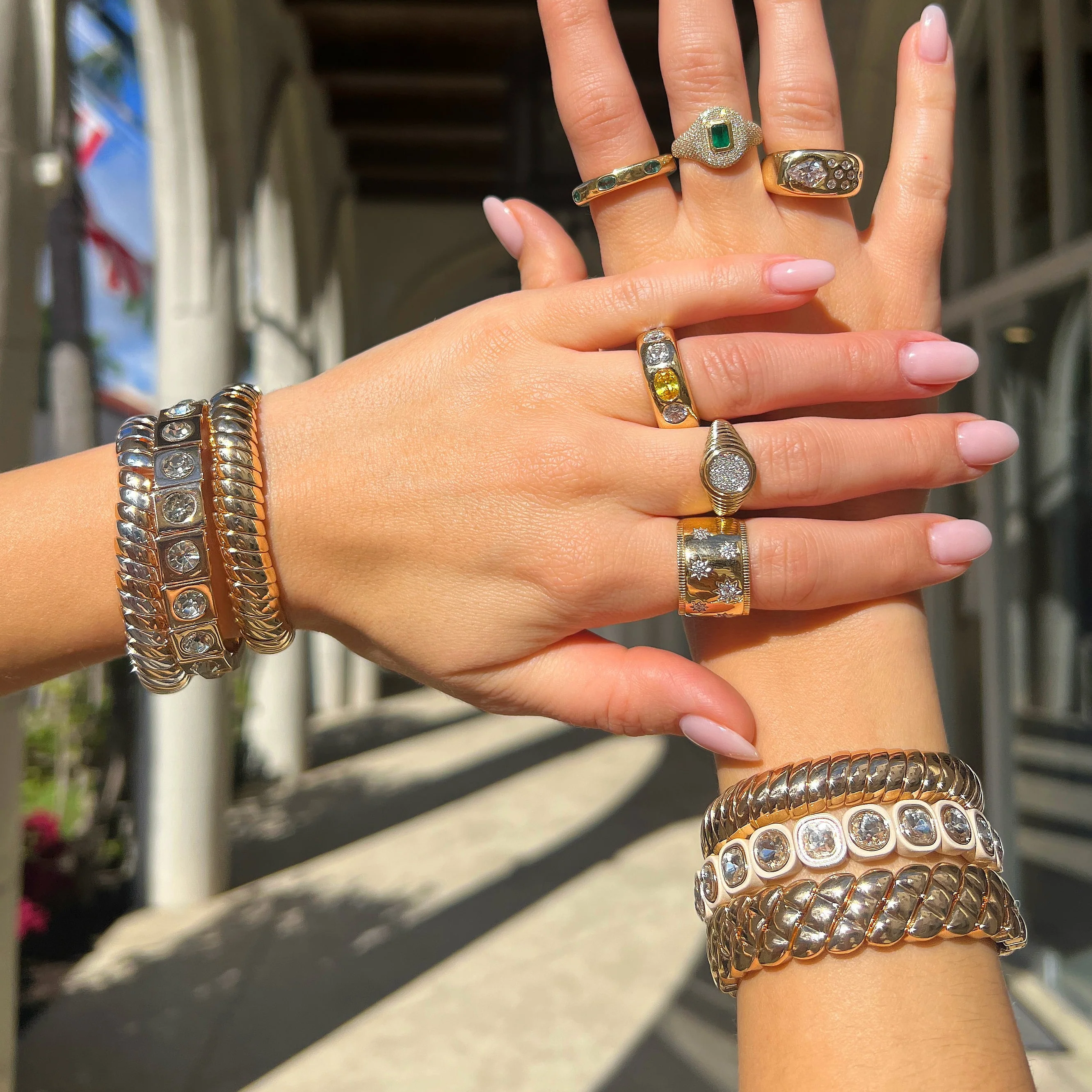 Square Stretch Bracelet - Image 2