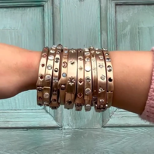 Crystal Starburst Bangle - Image 2