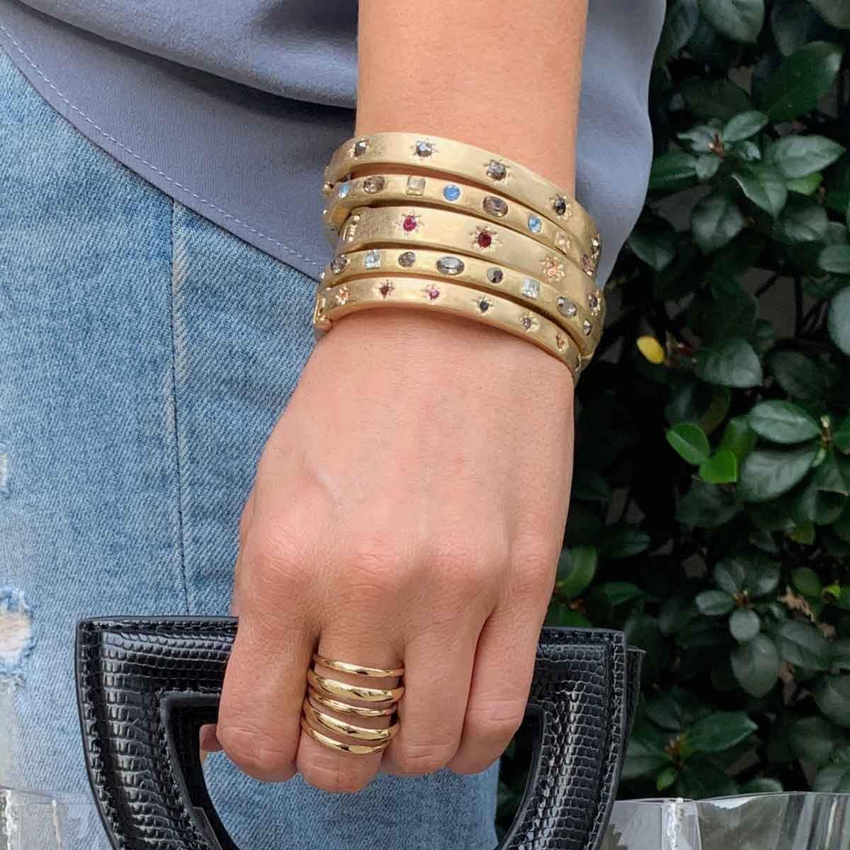 Starburst Bangle Bracelet - Image 2