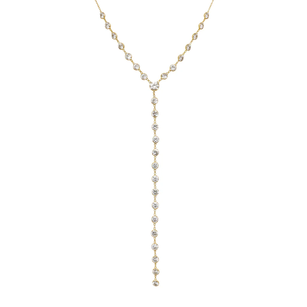 Station Lariat Necklace