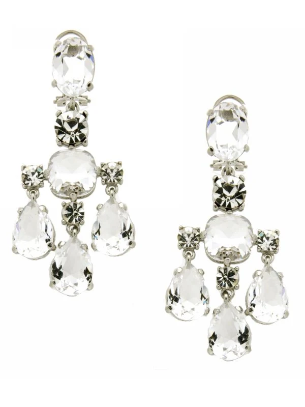 SALE Stone Chandelier Earrings