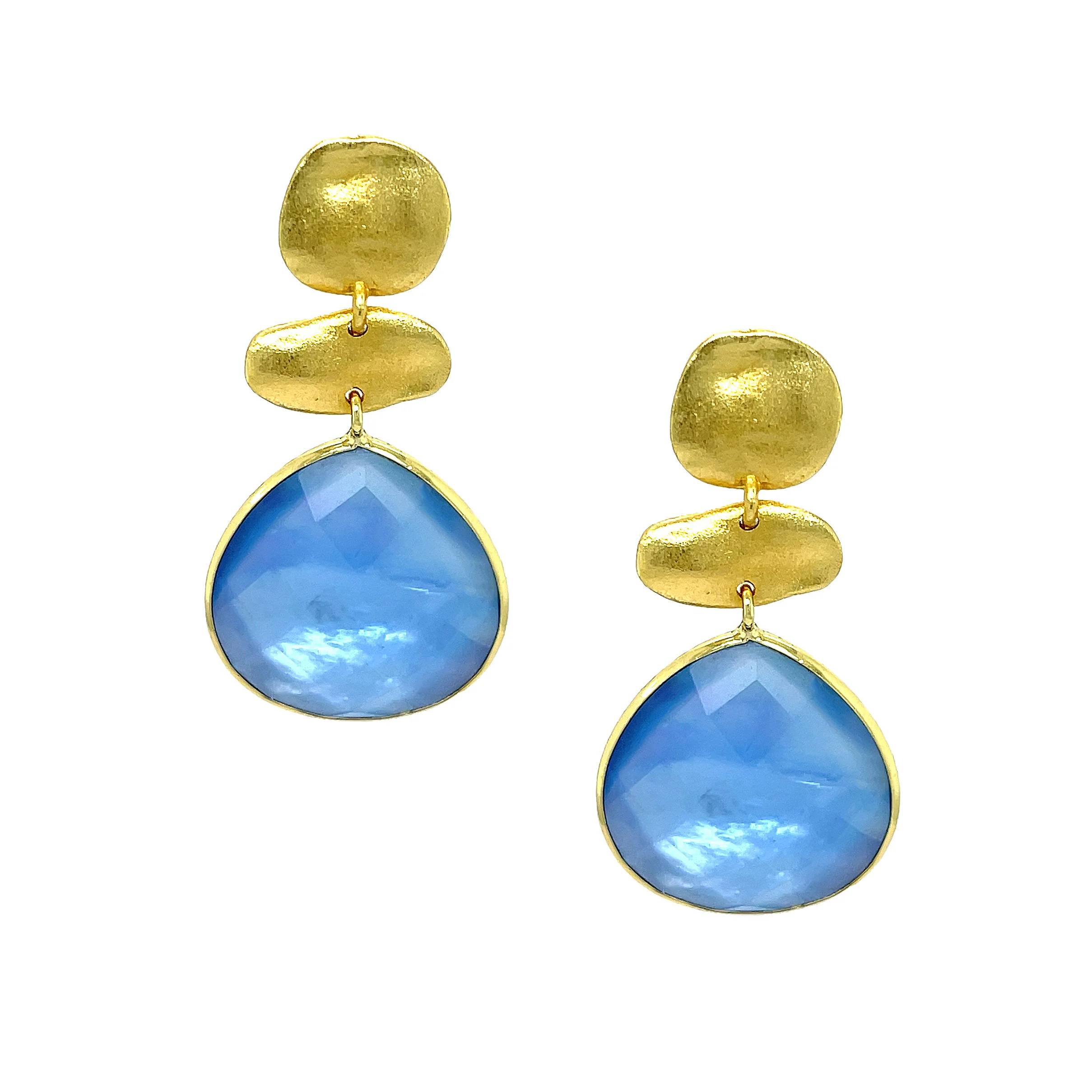 Blue Drop Earrings