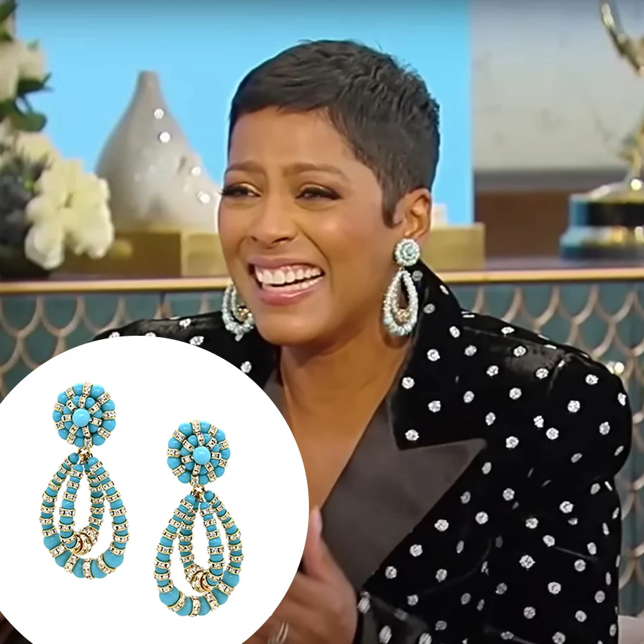 Teardrop Clip On Earrings