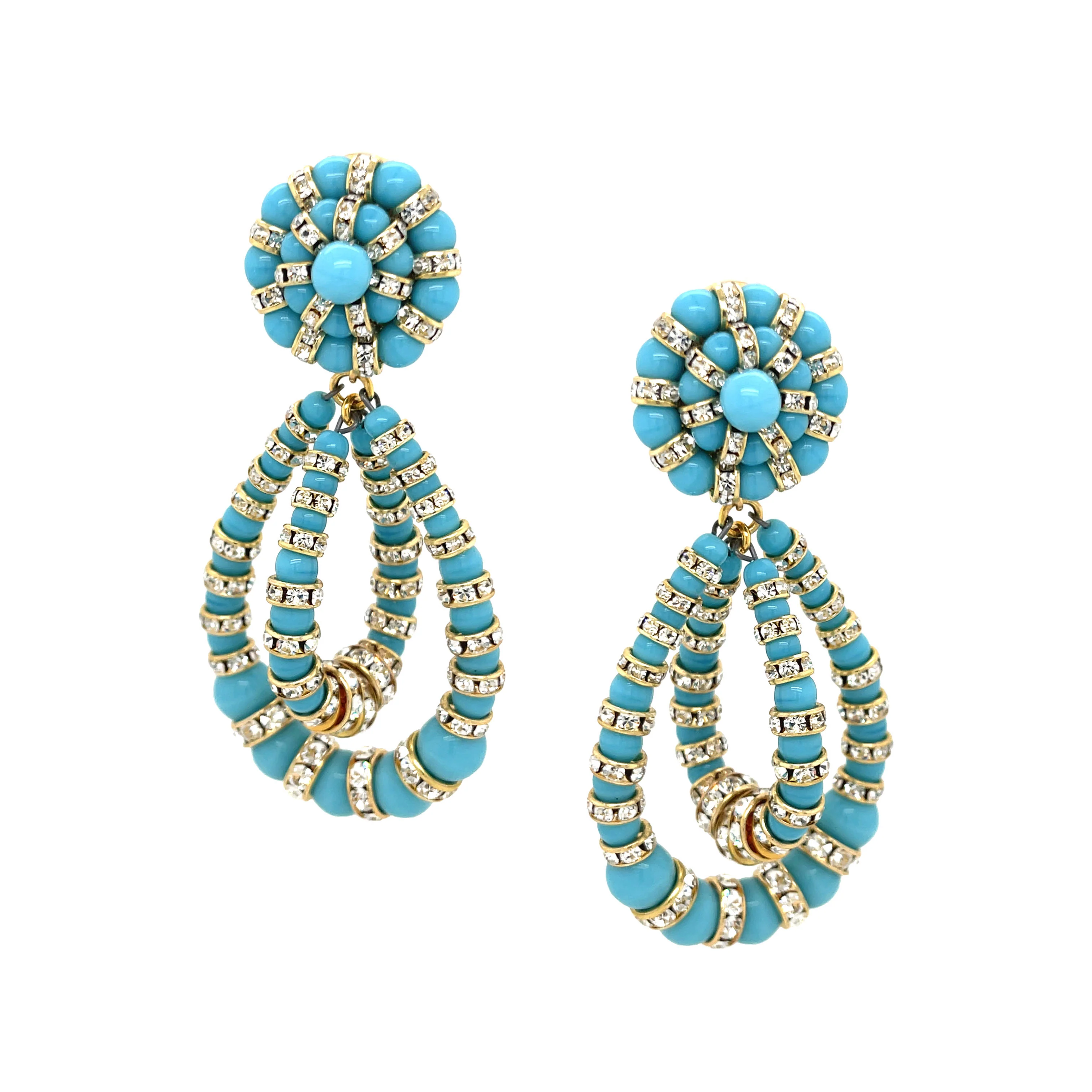 Teardrop Clip On Earrings - Image 2