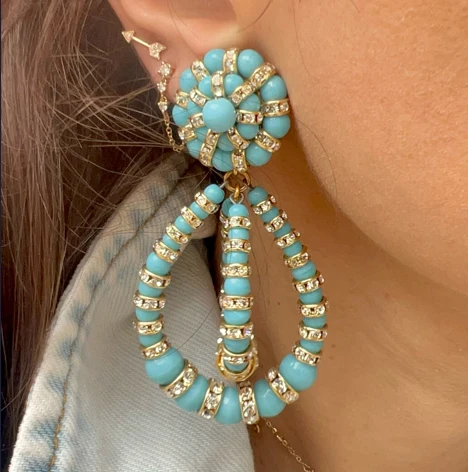 Teardrop Clip On Earrings - Image 3