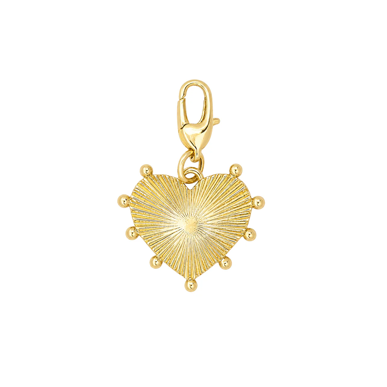 Textured Heart Charm