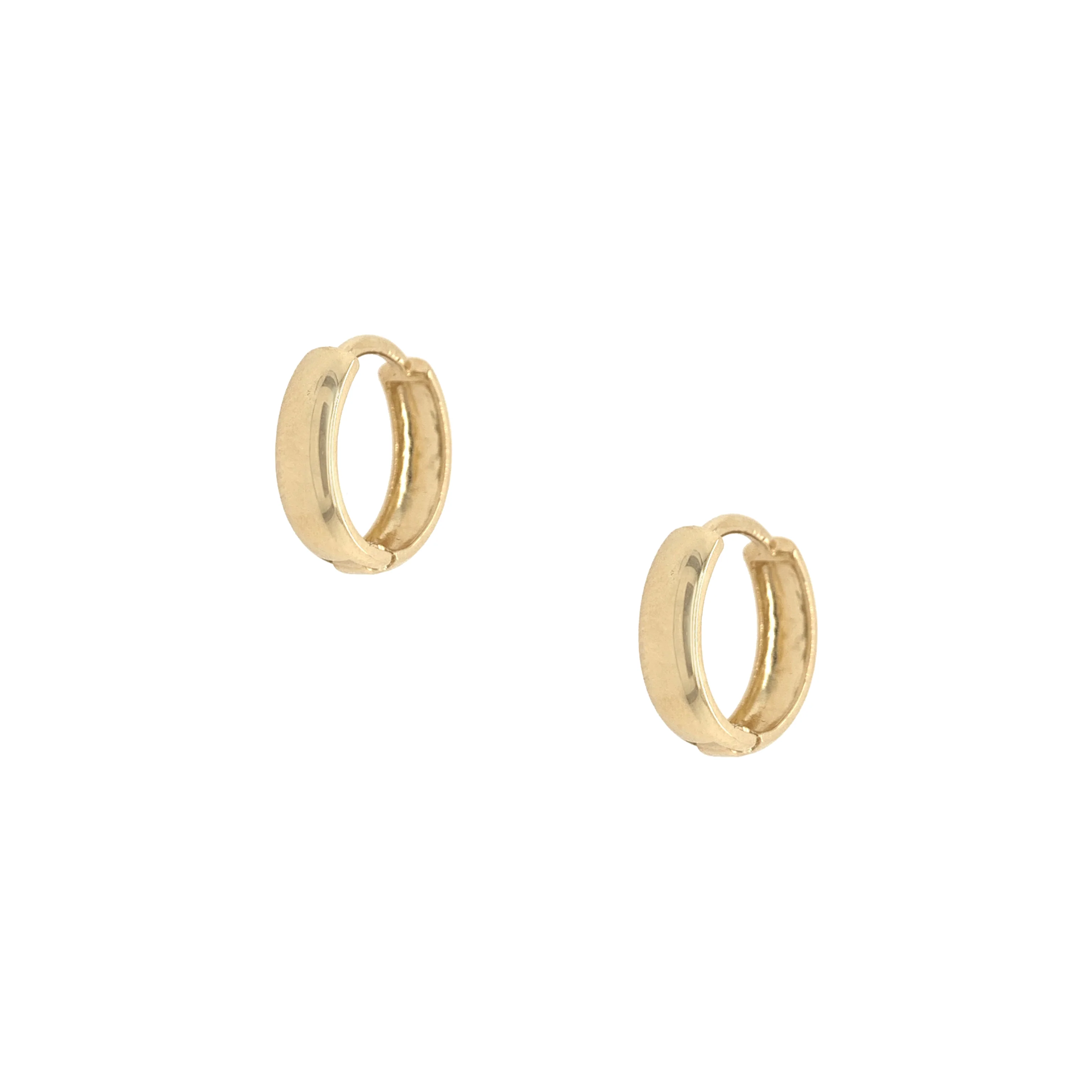 14K Huggie Earrings