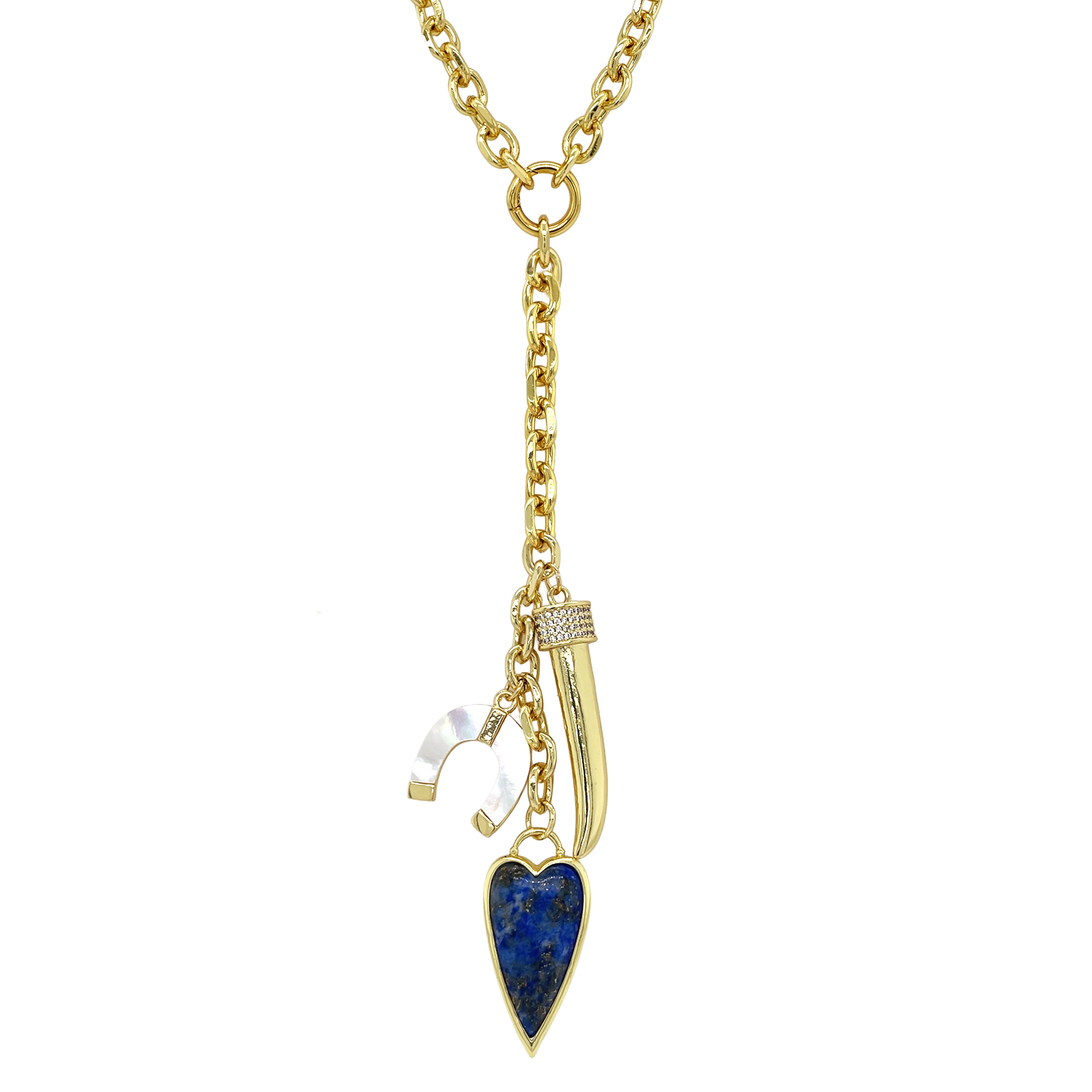 Three Charms Necklace