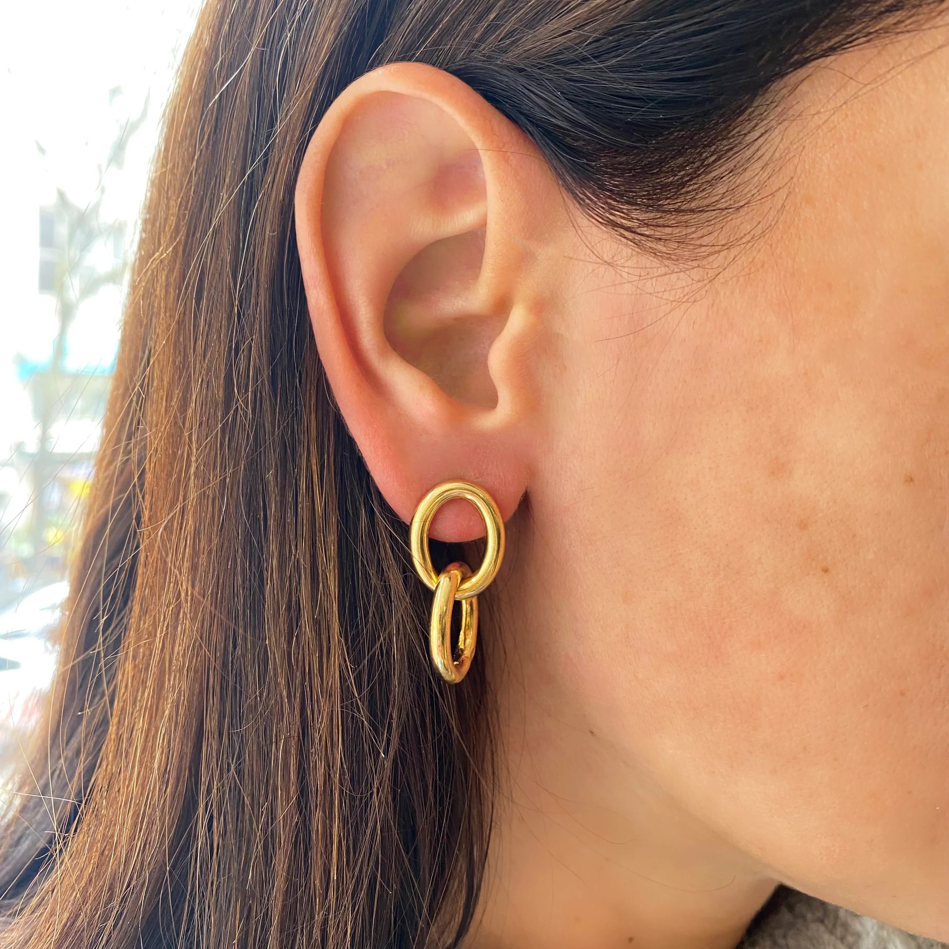 Triple Link Earrings - Image 3