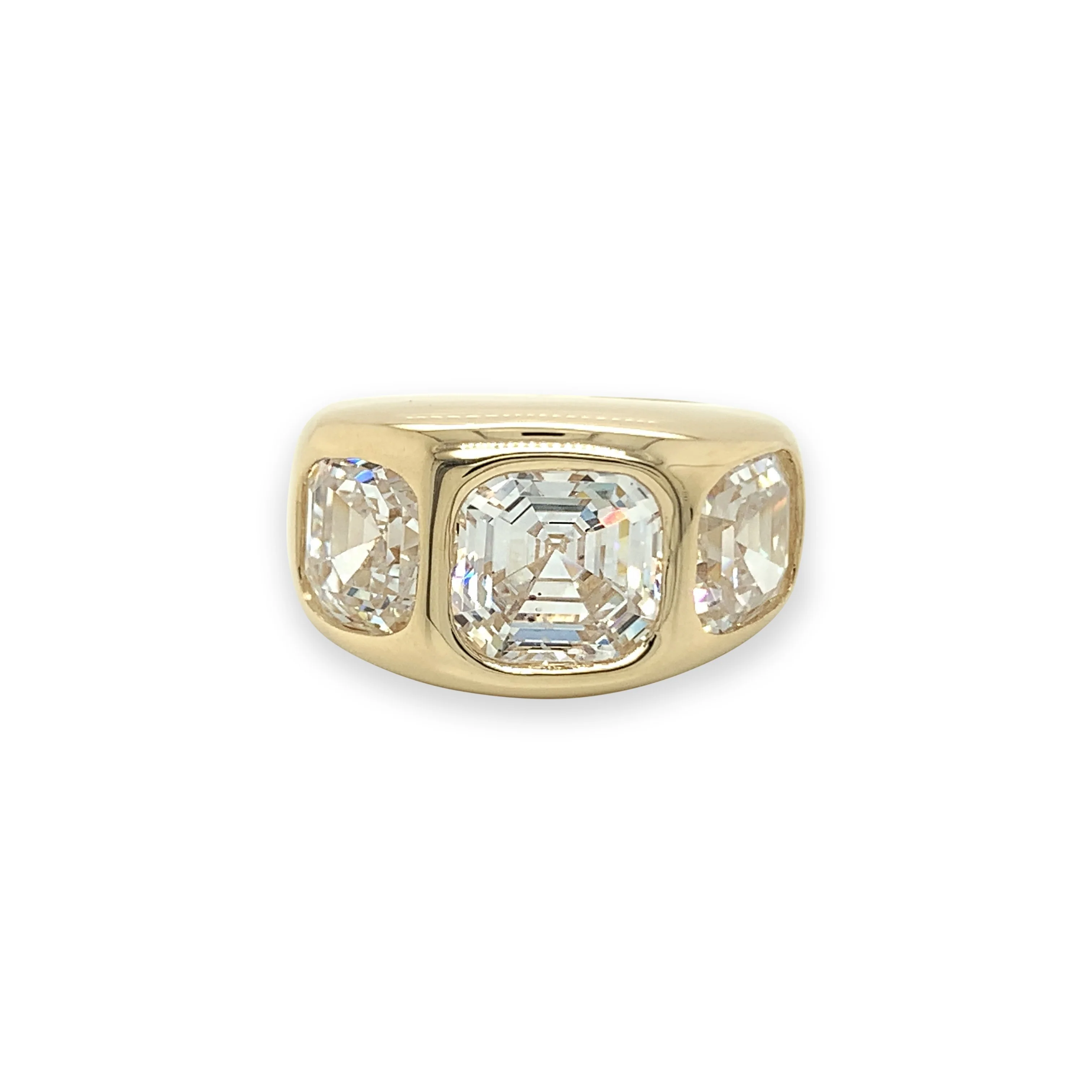 Triple Stone Gypsy Ring - Image 2