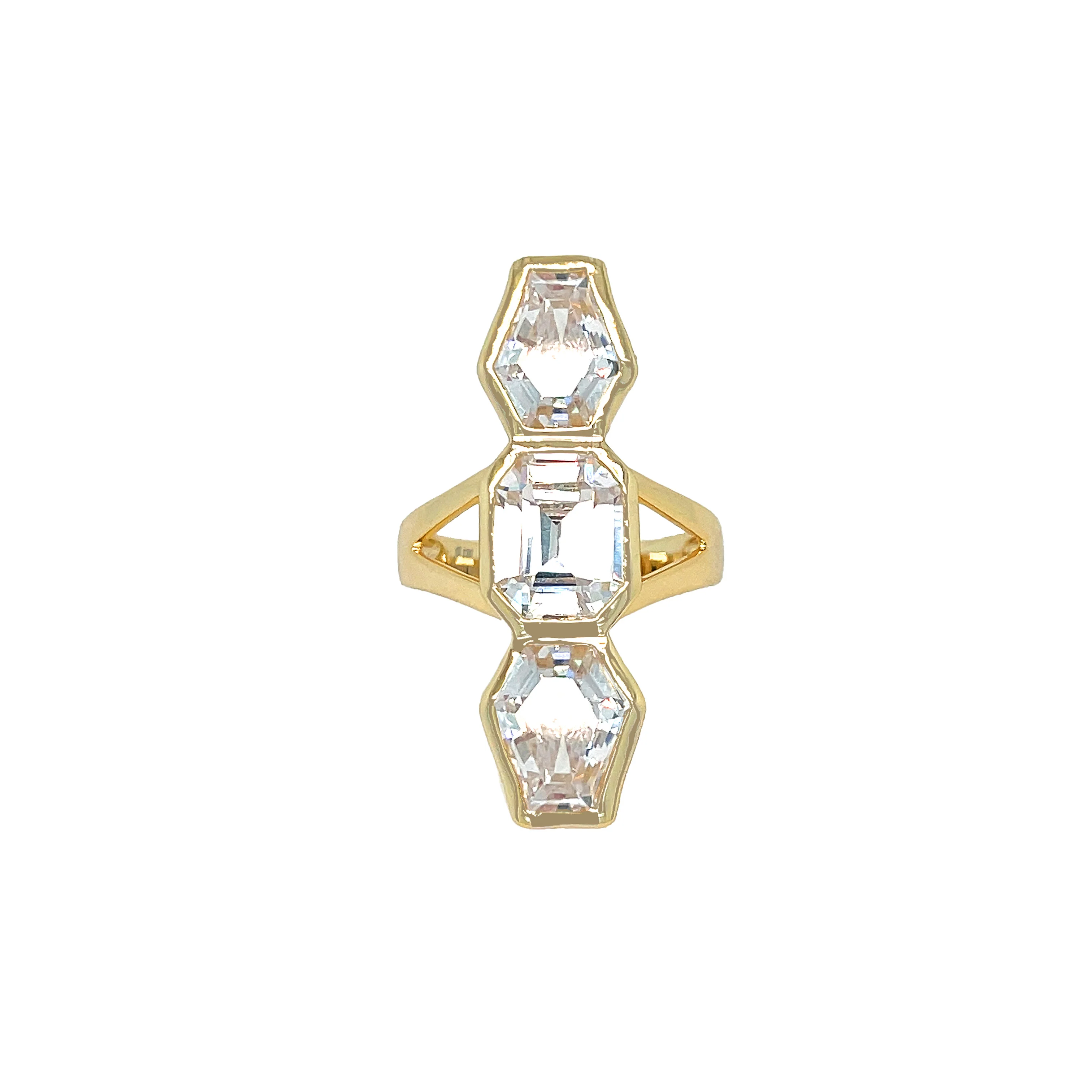 Triple Stone Ring